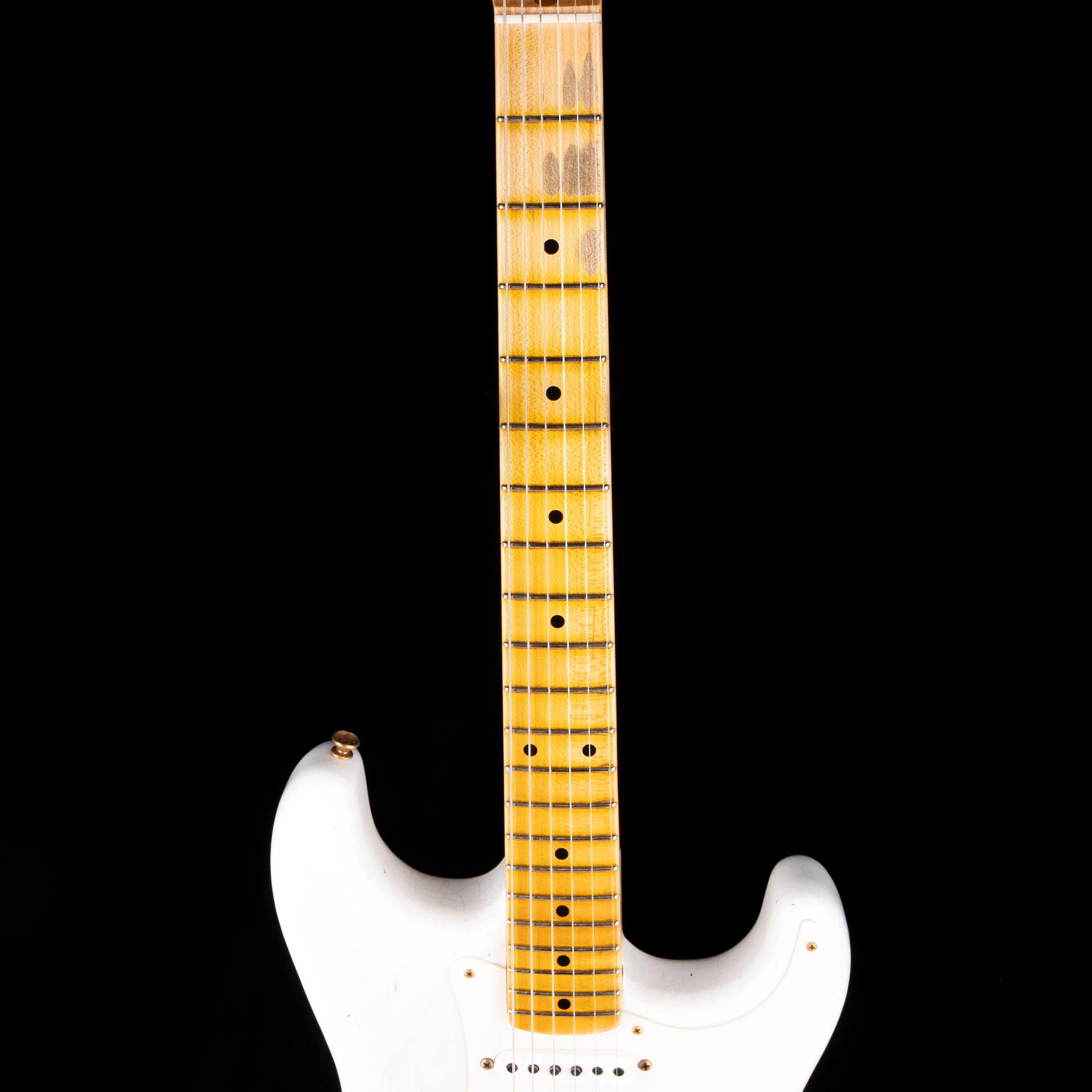Used 2021 Fender Custom Shop 1958 Stratocaster Journeyman Relic Mary Kaye Blonde with OHSC - Image 7