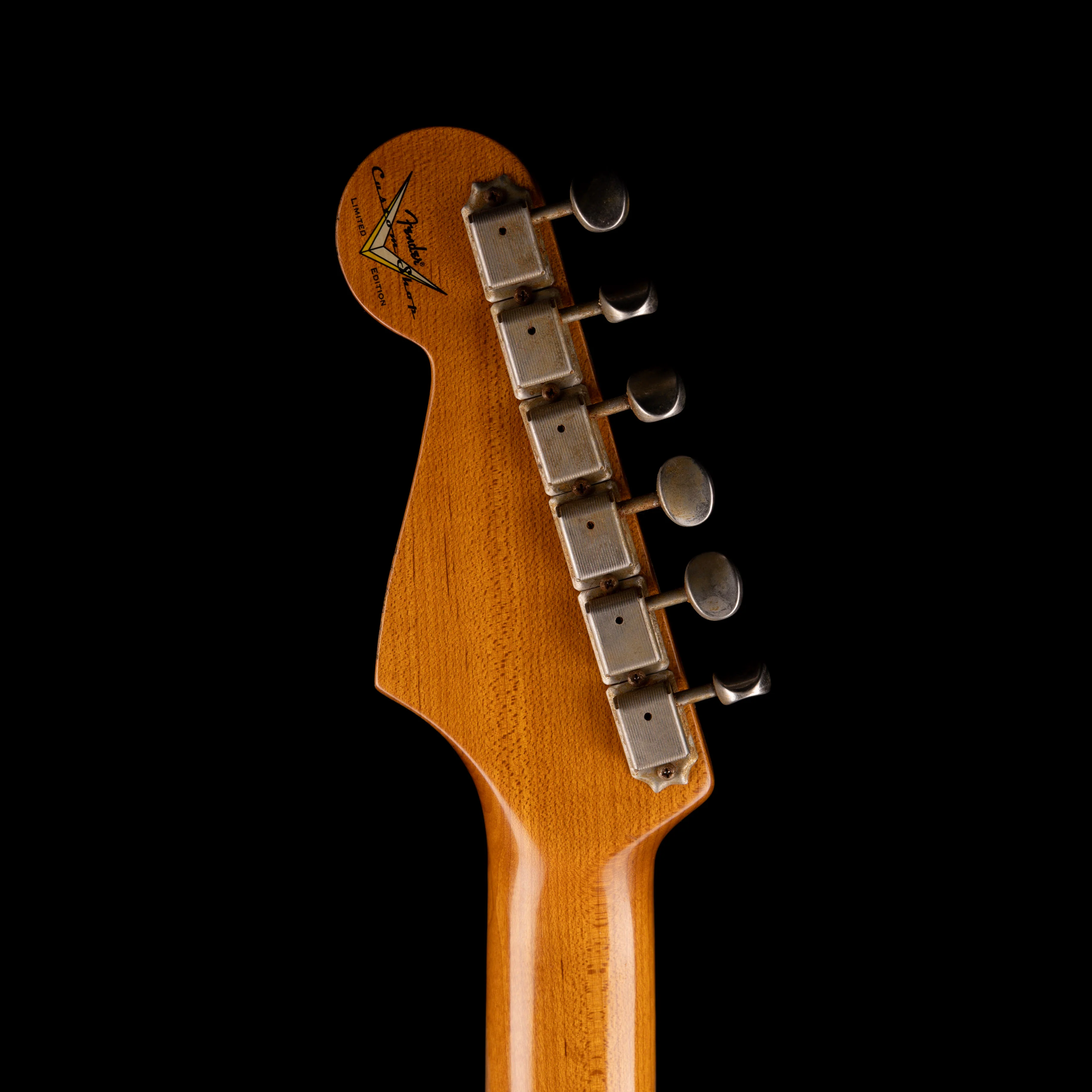 Used 2021 Fender Custom Shop Limited Edition Double-Bound Stratocaster Journeyman Relic Aged Candy Tangerine with Case - Image 13