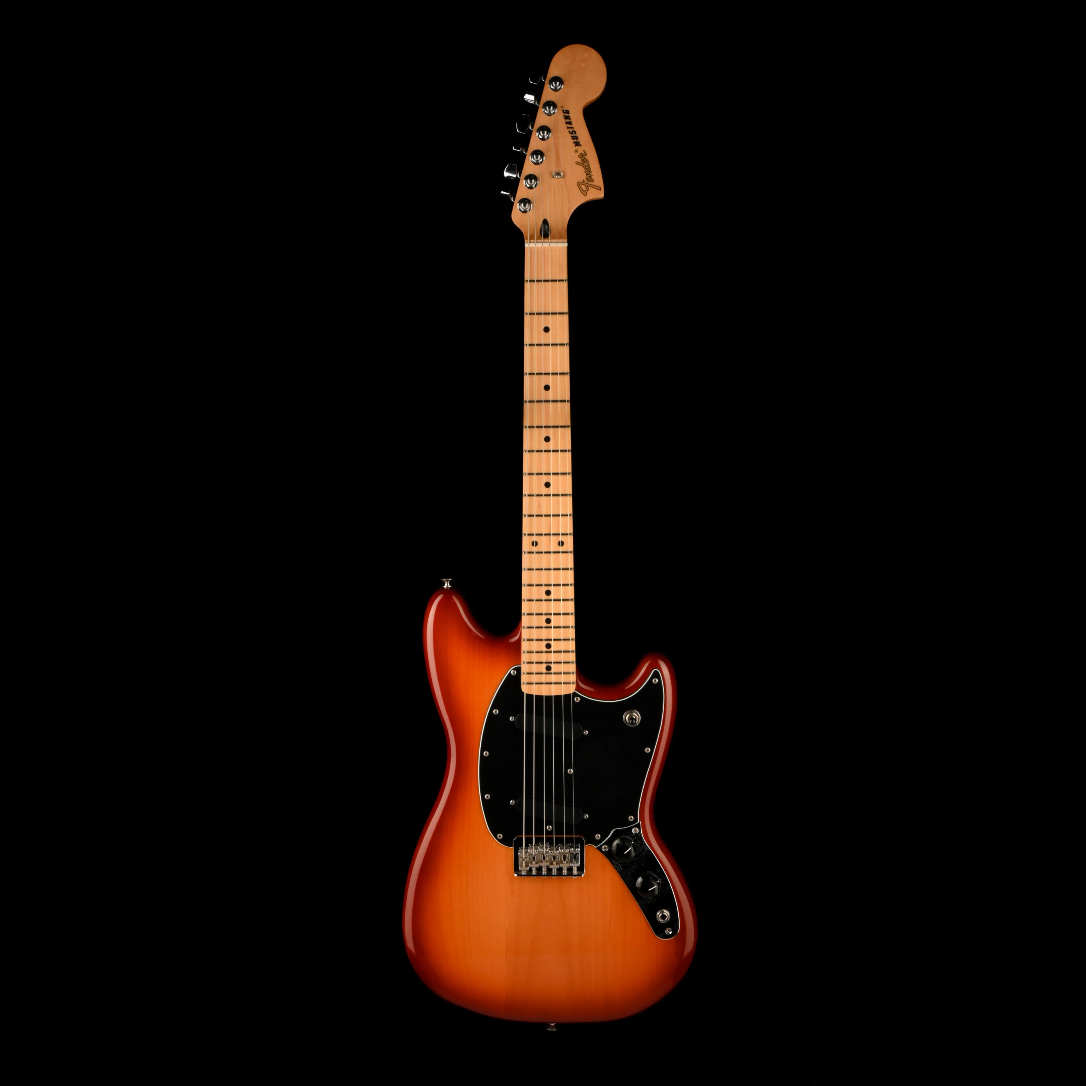 Used 2021 Fender Player Mustang Sienna Sunburst With Gig Bag - Image 2