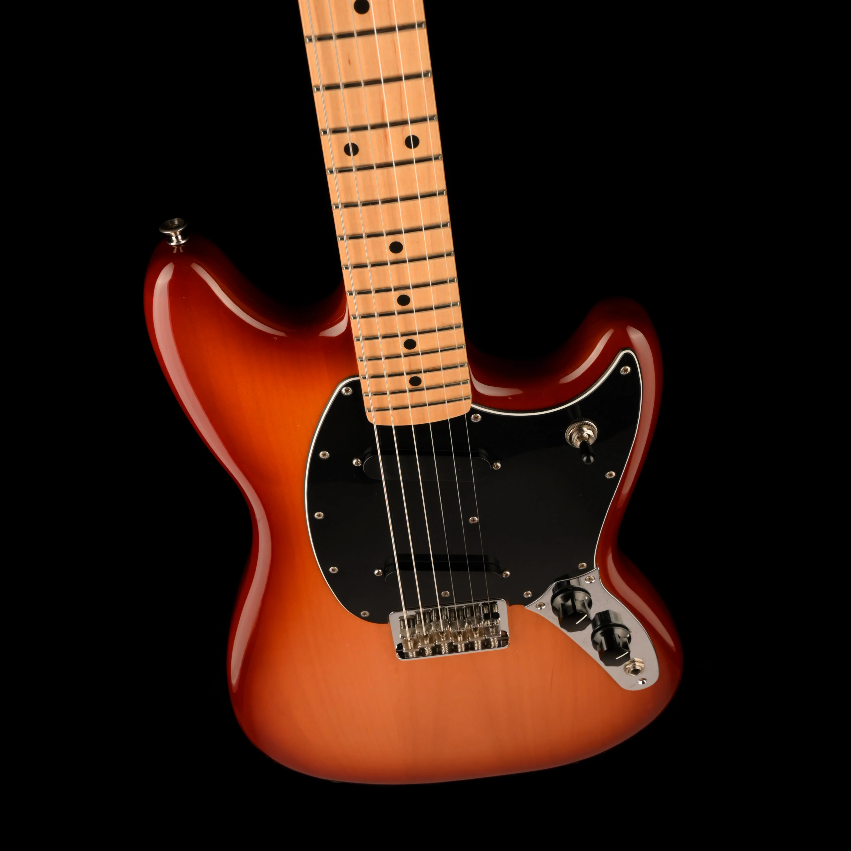 Used 2021 Fender Player Mustang Sienna Sunburst With Gig Bag - Image 3