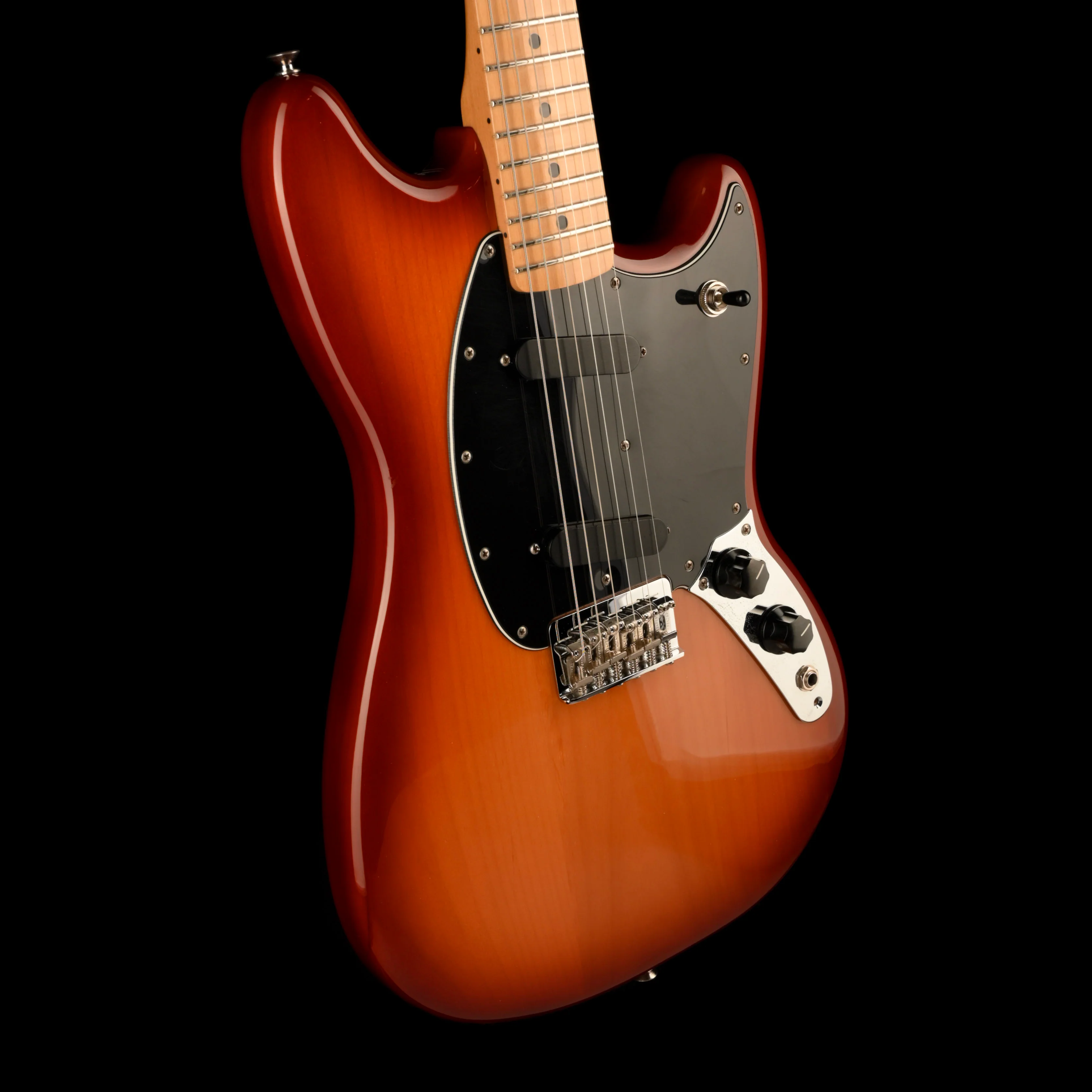 Used 2021 Fender Player Mustang Sienna Sunburst With Gig Bag - Image 6
