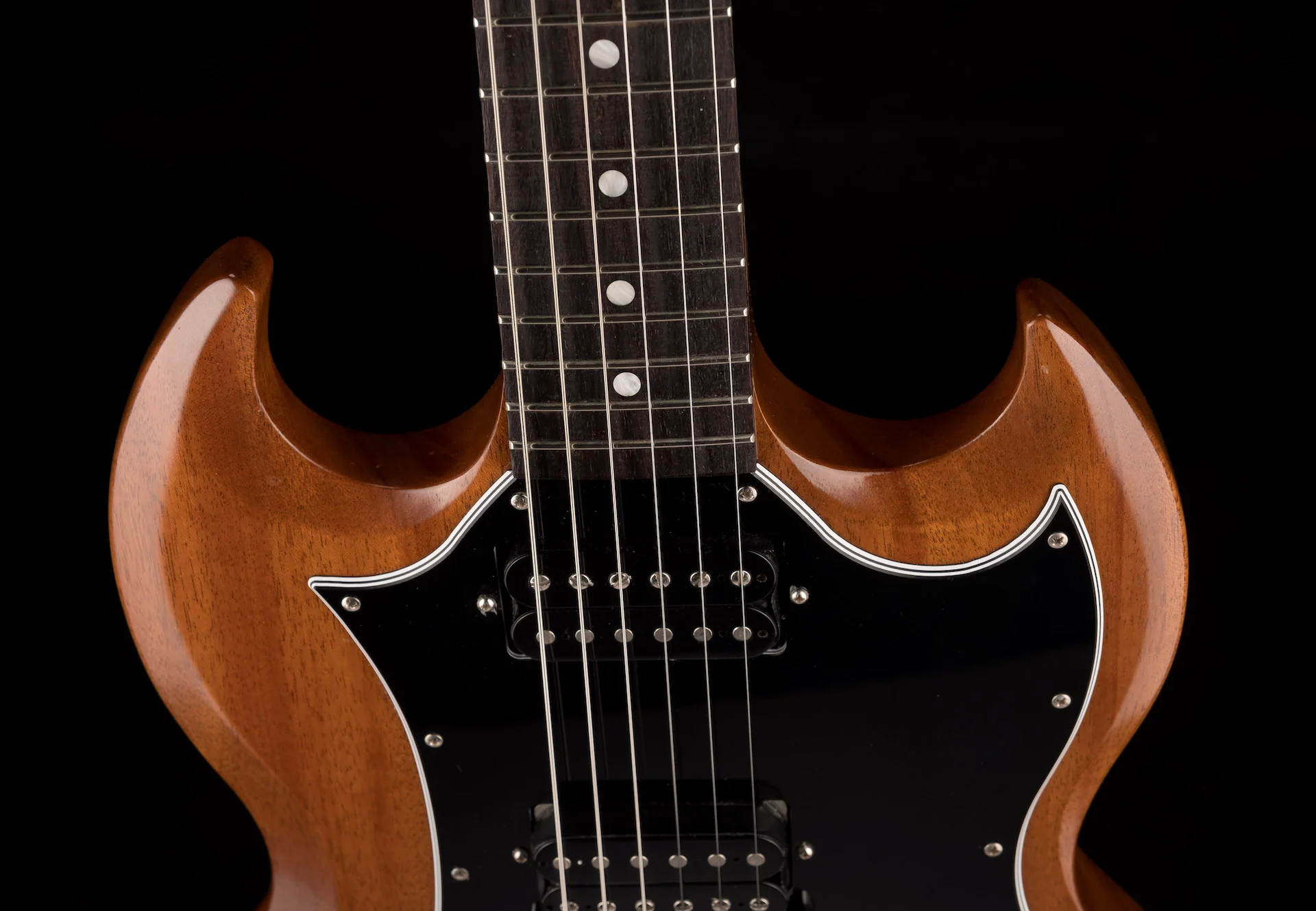 Used 2021 Gibson SG Tribute Natural Walnut with Soft Shell Case - Image 3