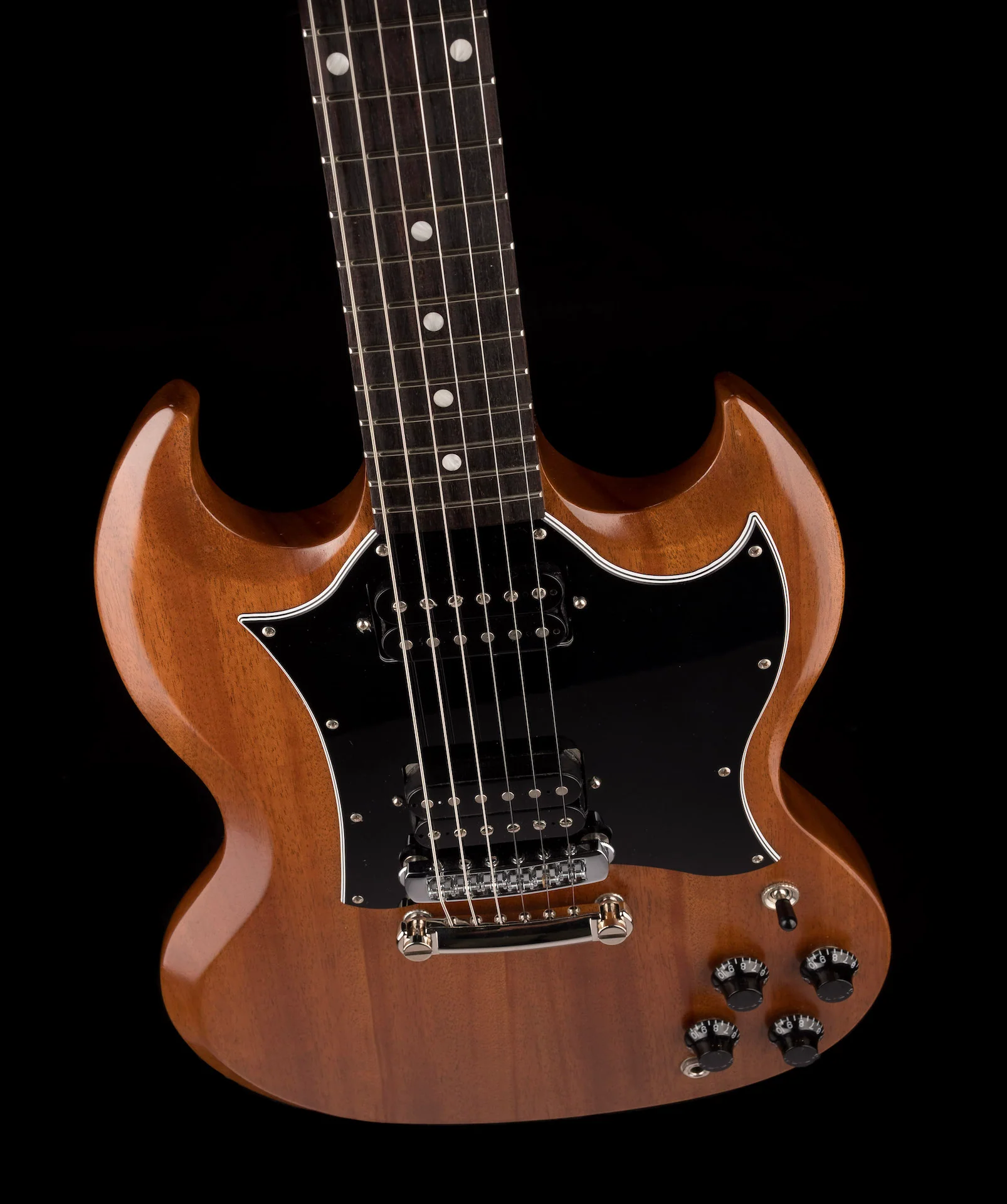 Used 2021 Gibson SG Tribute Natural Walnut with Soft Shell Case - Image 4