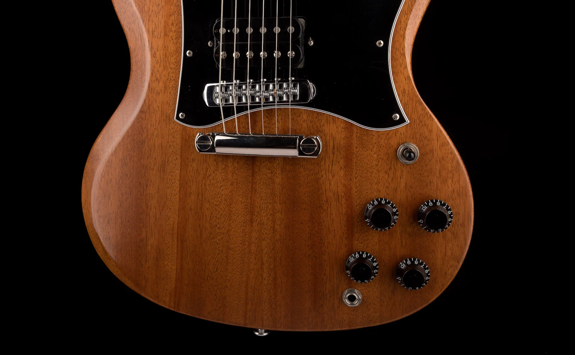 Used 2021 Gibson SG Tribute Natural Walnut with Soft Shell Case - Image 5