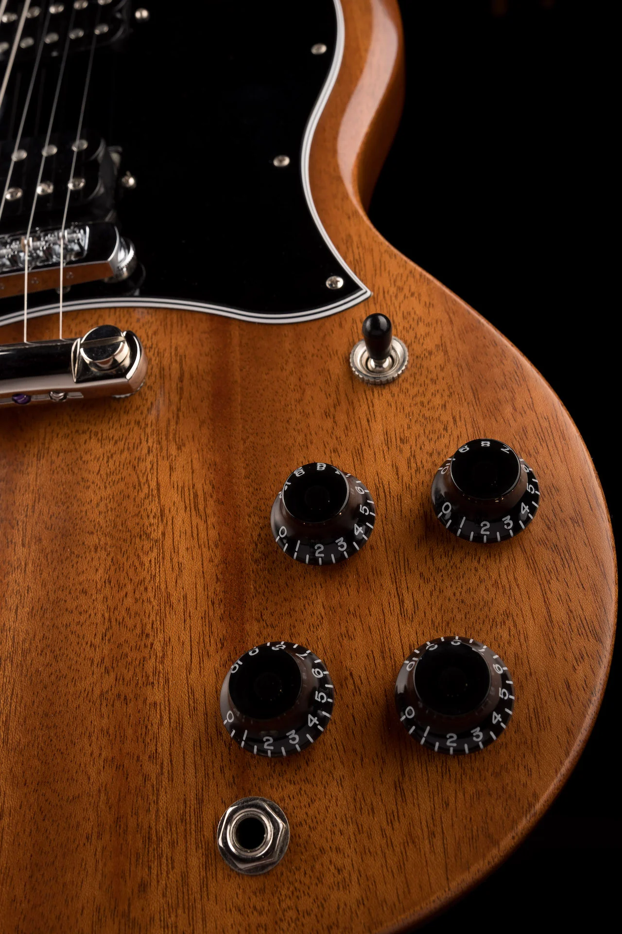 Used 2021 Gibson SG Tribute Natural Walnut with Soft Shell Case - Image 8