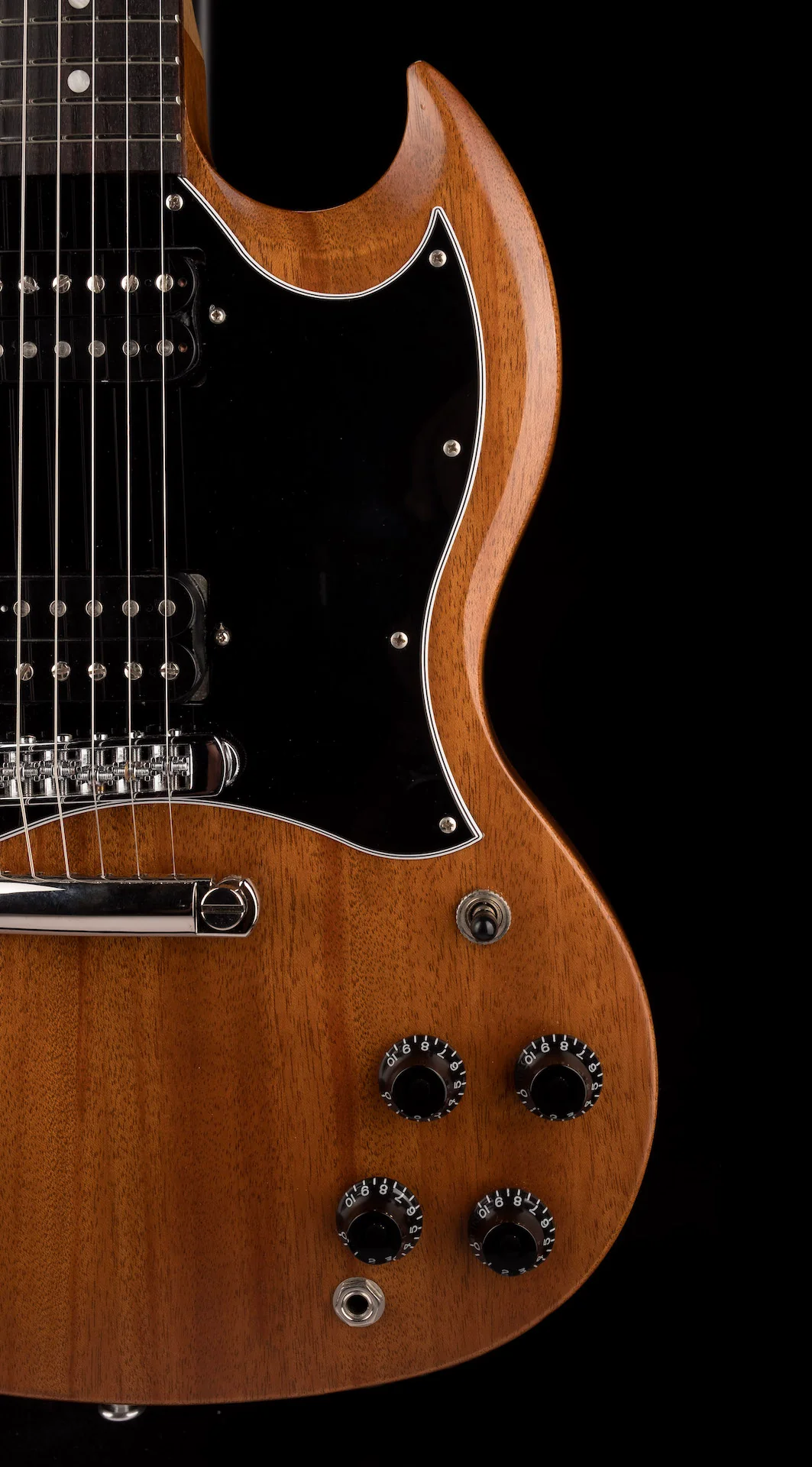 Used 2021 Gibson SG Tribute Natural Walnut with Soft Shell Case - Image 9