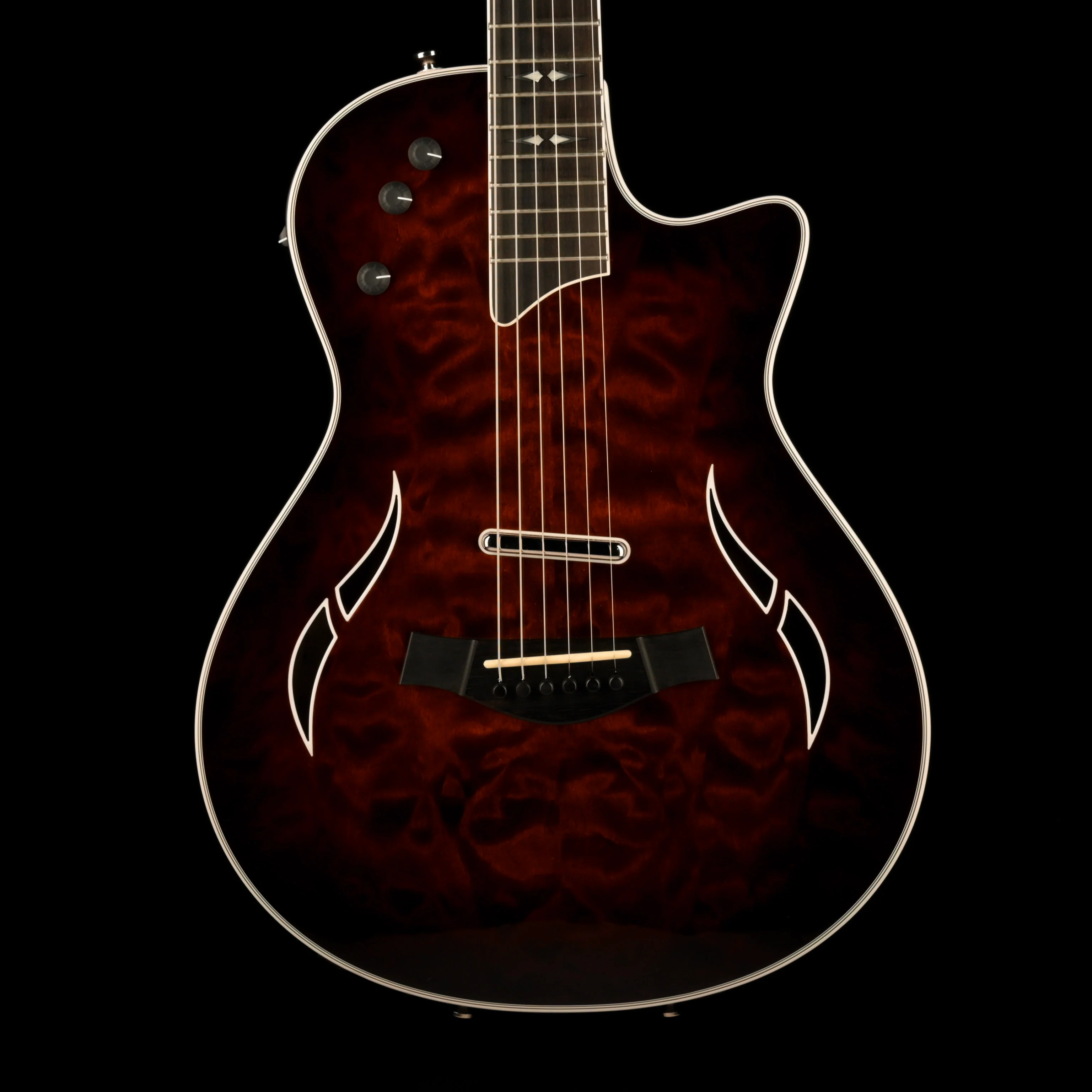 Used 2021 Taylor T5z Pro Quilted Maple Molasses Burst with OHSC