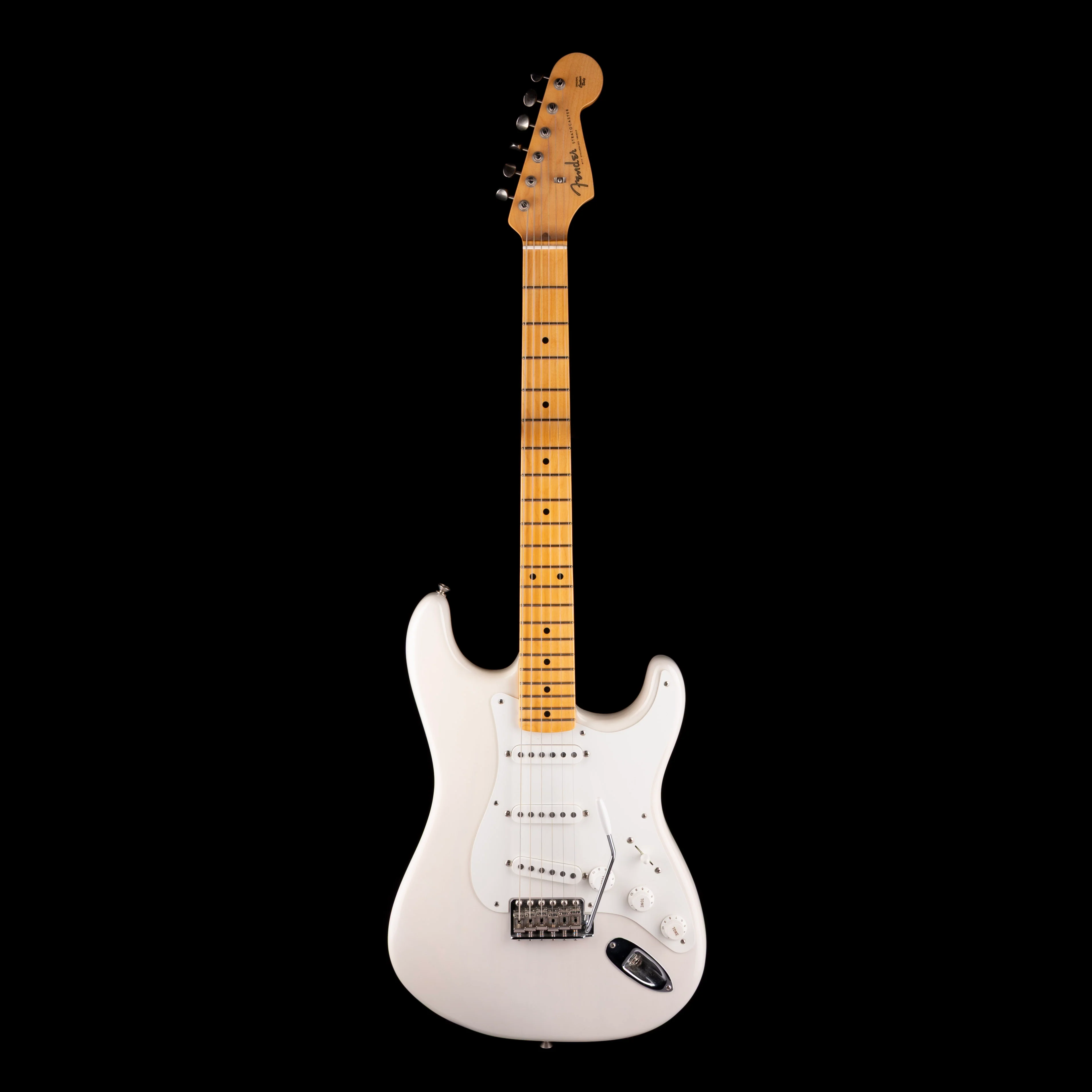 Used 2022 Fender American Original '50s Stratocaster White Blonde with OHSC - Image 2