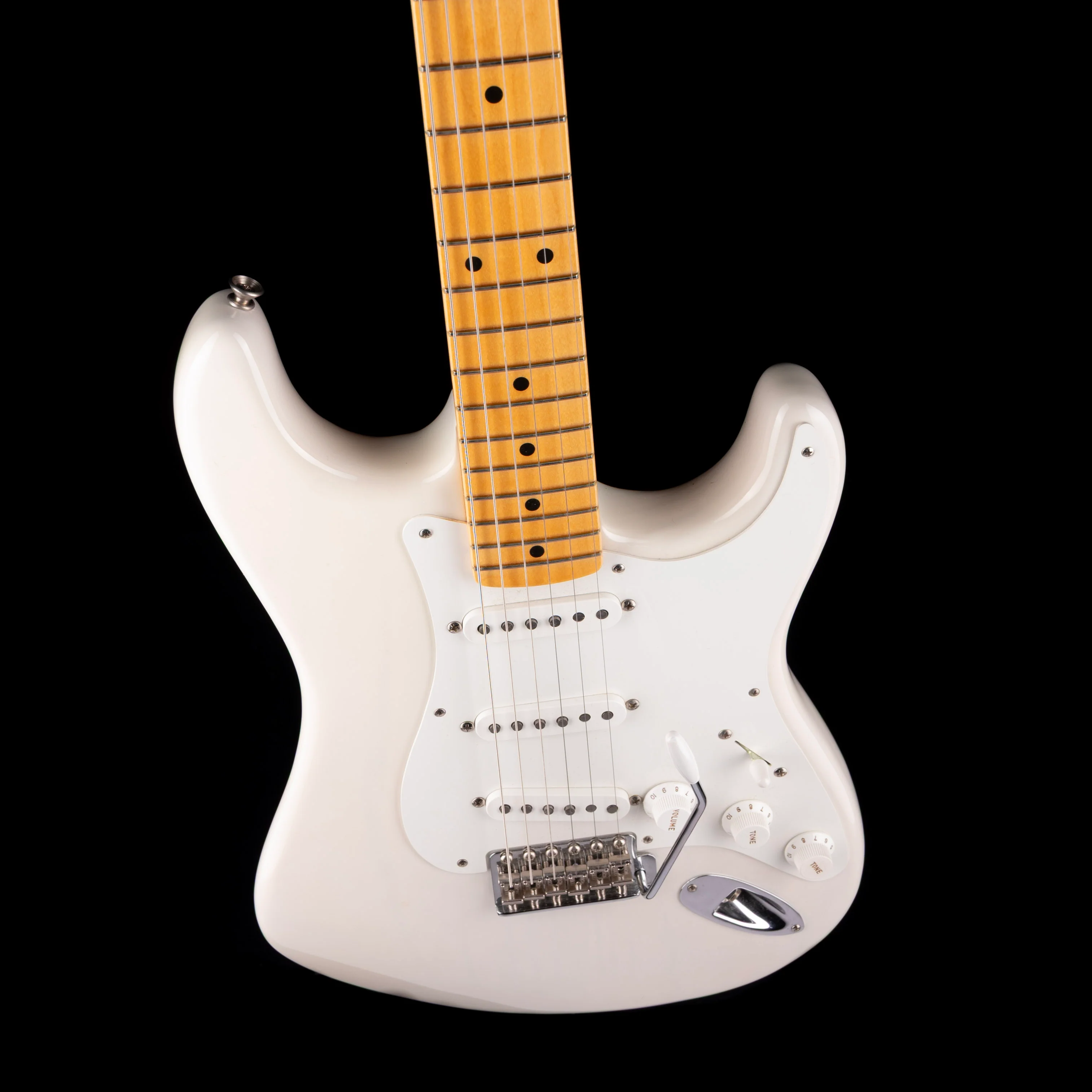 Used 2022 Fender American Original '50s Stratocaster White Blonde with OHSC - Image 3