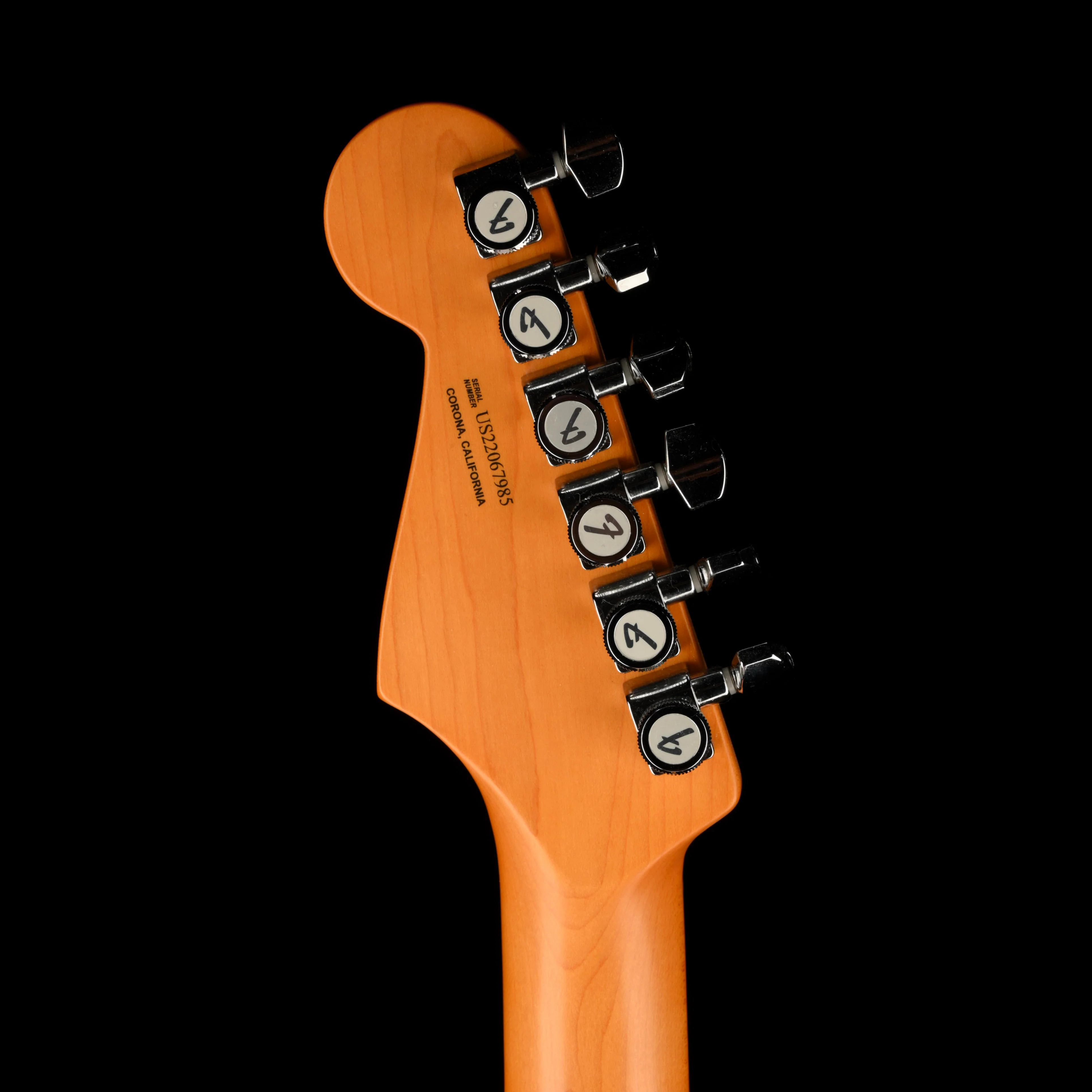 Used 2022 Fender American Ultra Stratocaster HSS Texas Tea With OHSC - Image 13