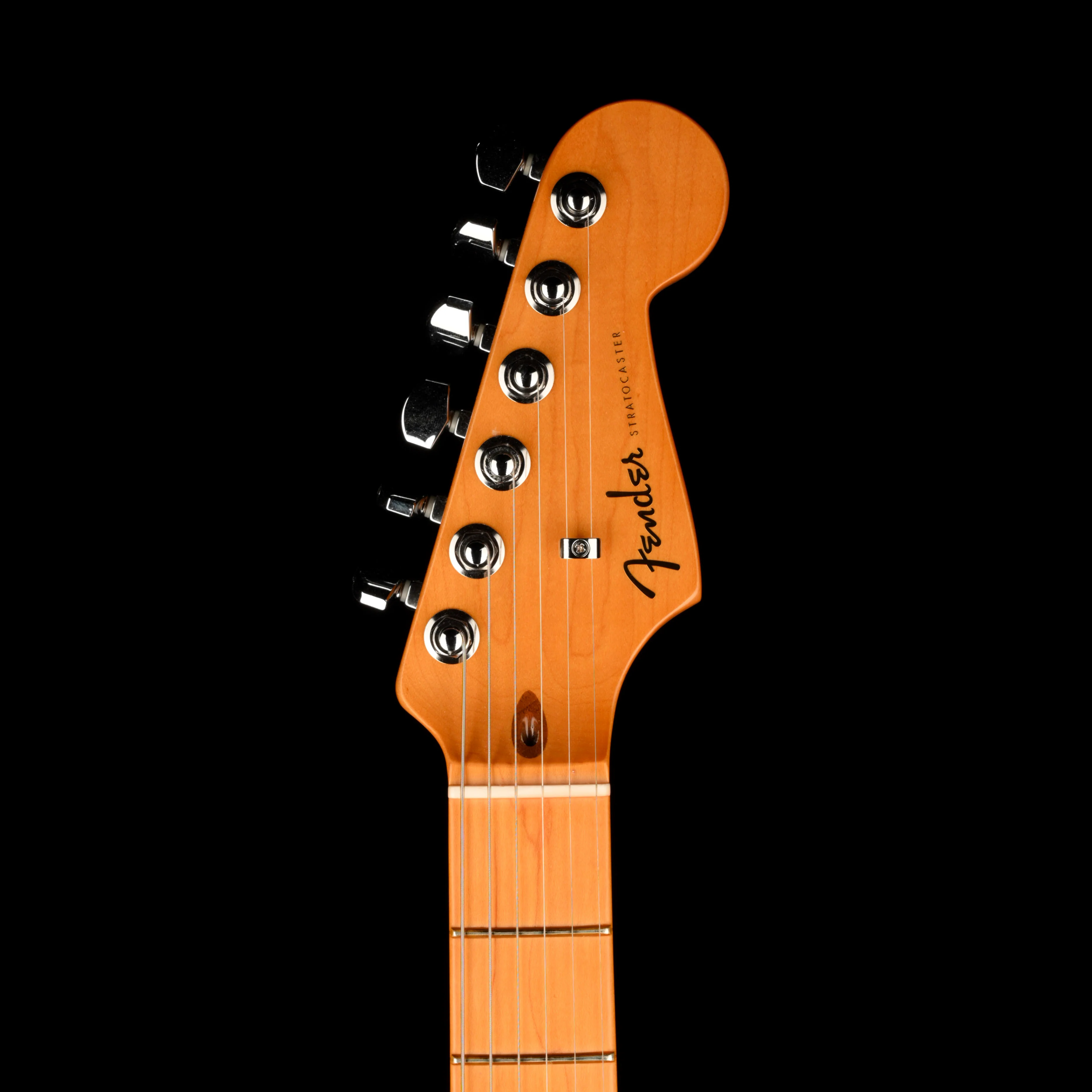 Used 2022 Fender American Ultra Stratocaster HSS Texas Tea With OHSC - Image 8