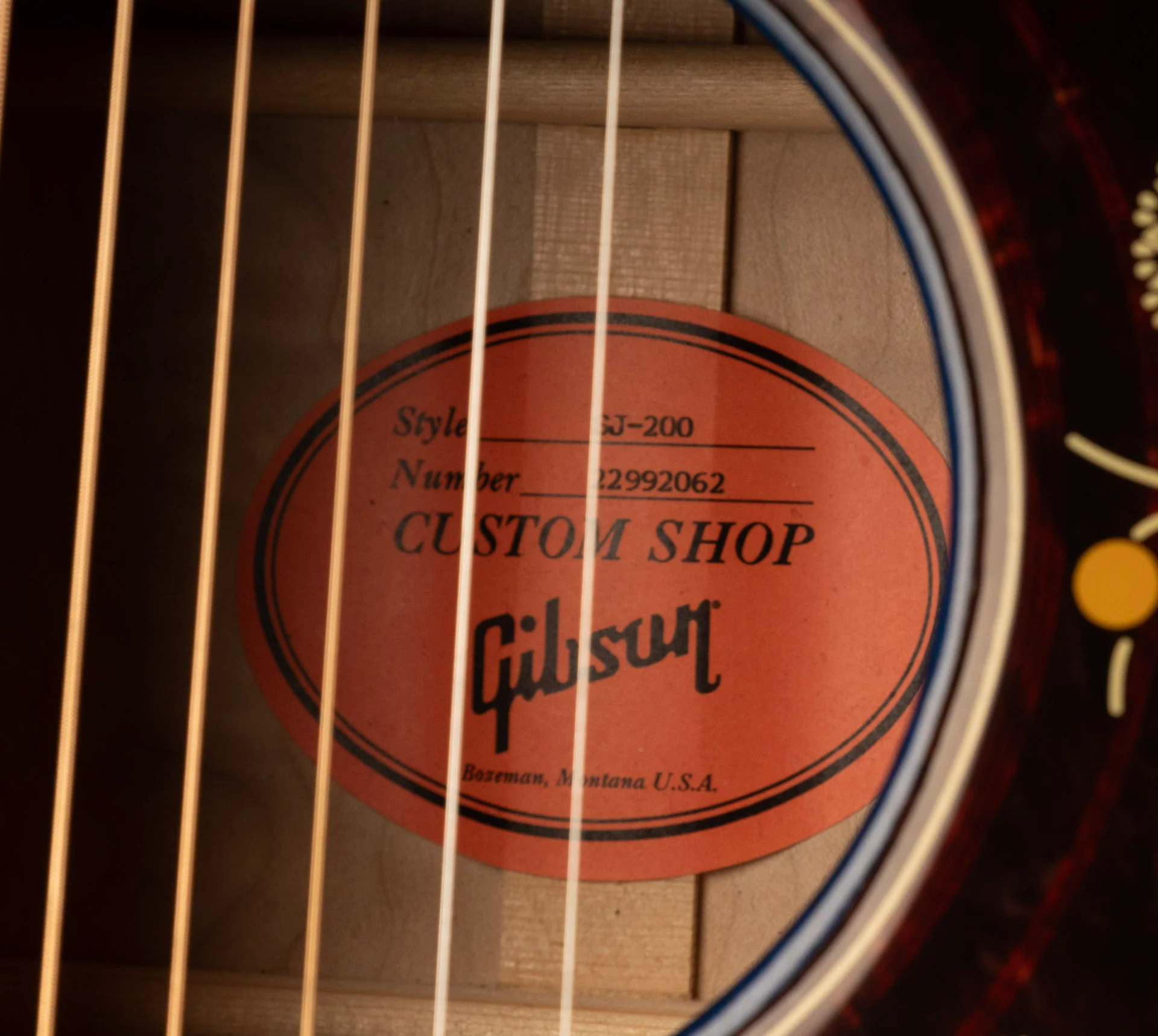 Used 2022 Gibson Custom Shop Limited Edition SJ-200 Viper Blue With OHSC - Image 13