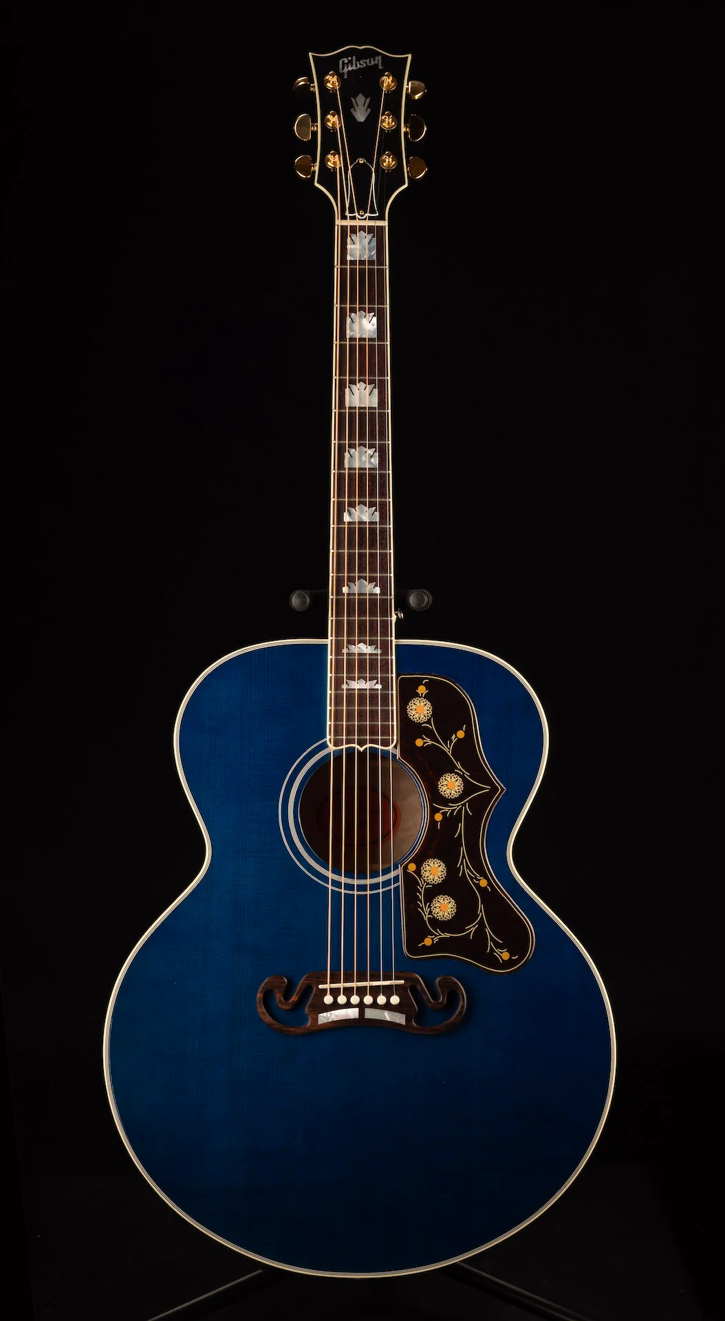 Used 2022 Gibson Custom Shop Limited Edition SJ-200 Viper Blue With OHSC - Image 2