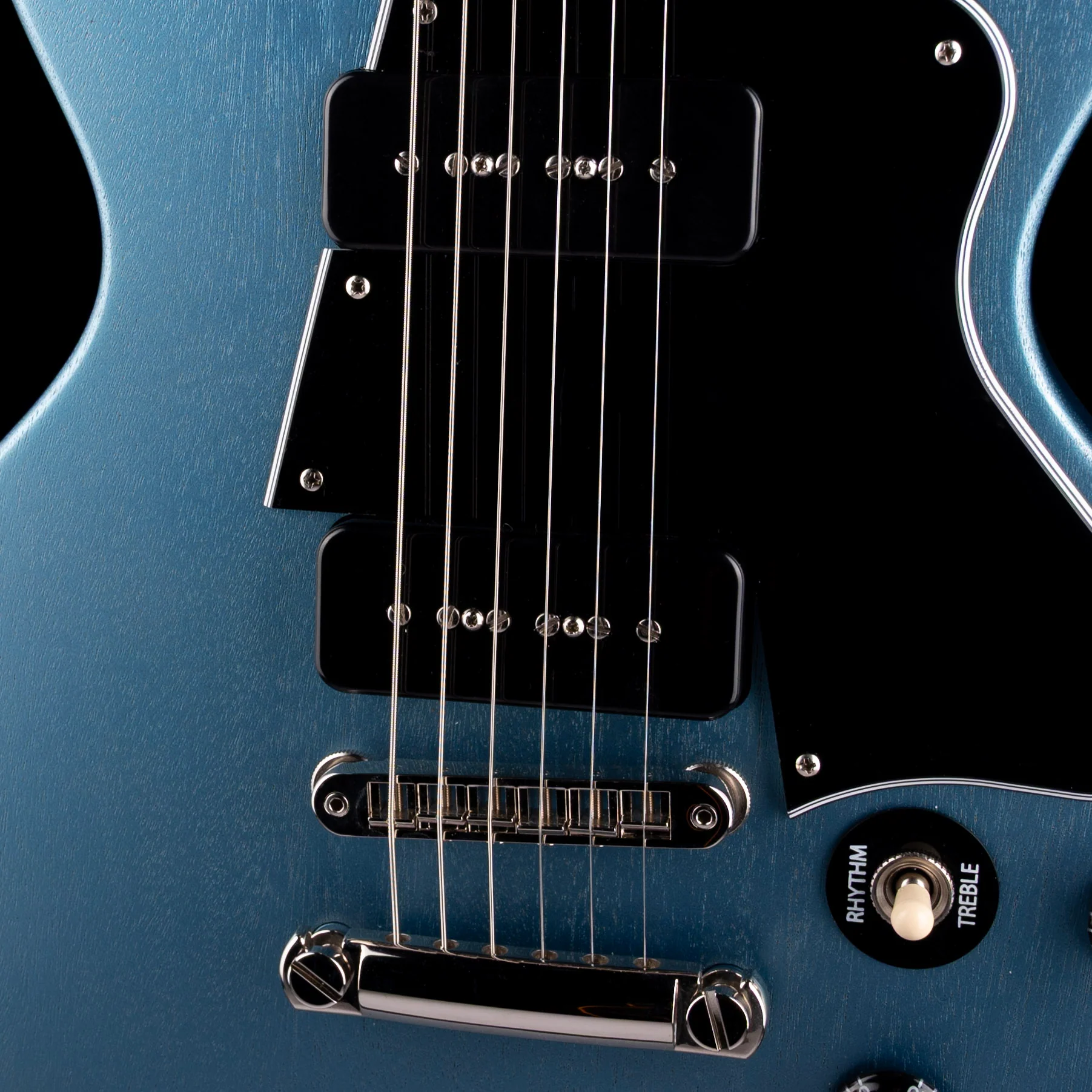 Used 2022 Gibson Rick Beato Les Paul Special Double Cut TV Blue Mist with OHSC - Image 4