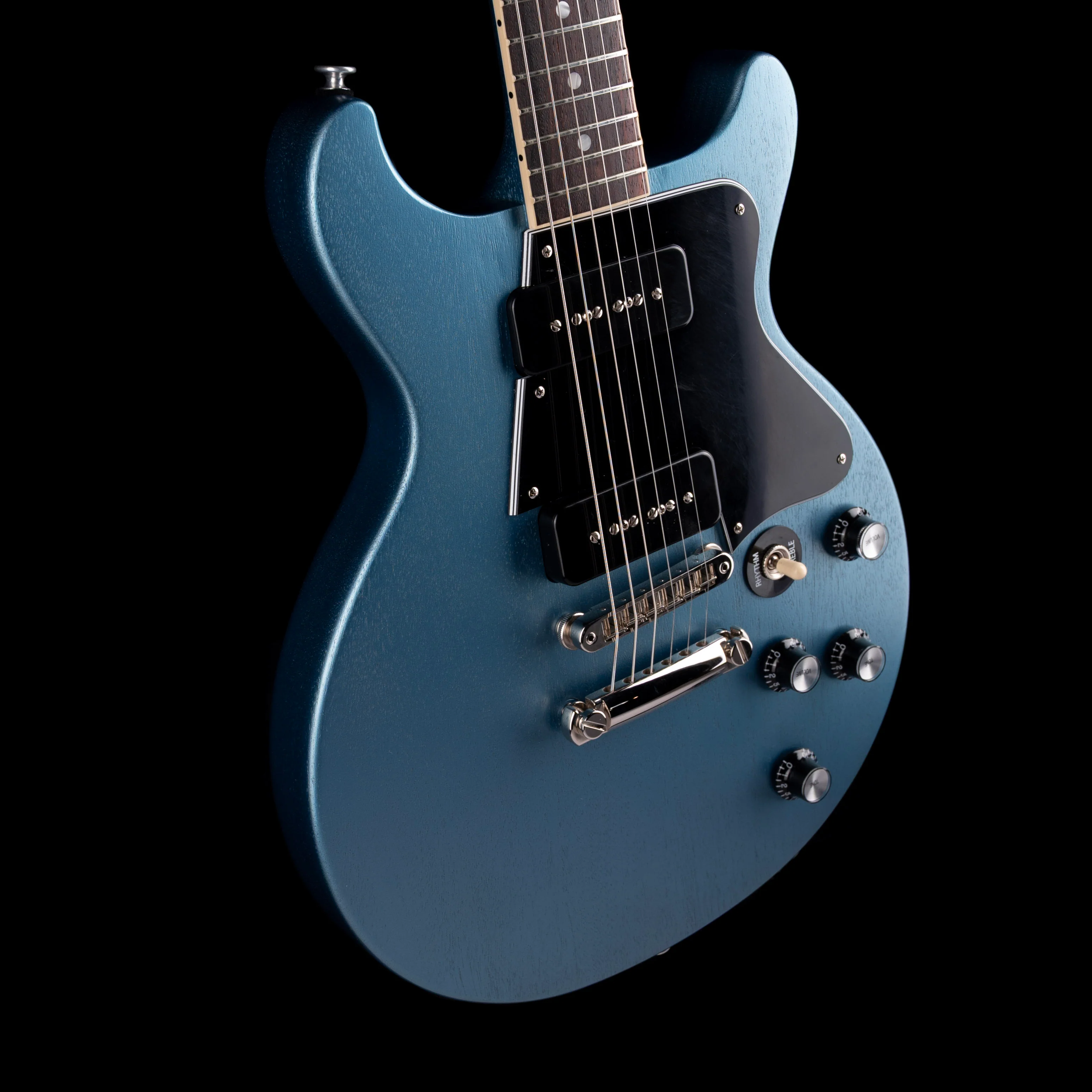 Used 2022 Gibson Rick Beato Les Paul Special Double Cut TV Blue Mist with OHSC - Image 6