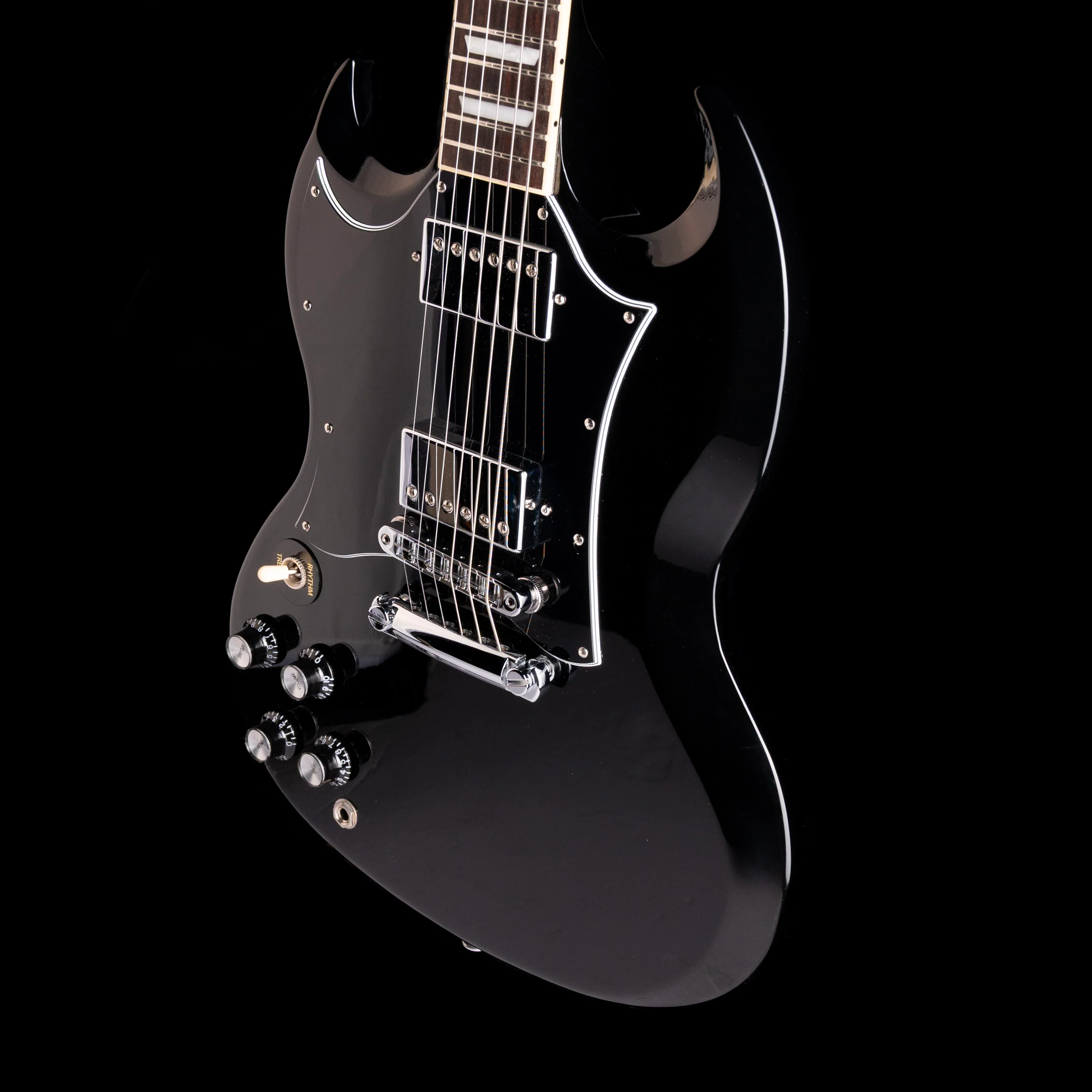 Used 2022 Gibson SG Standard Left-Handed Ebony with HSC - Image 6