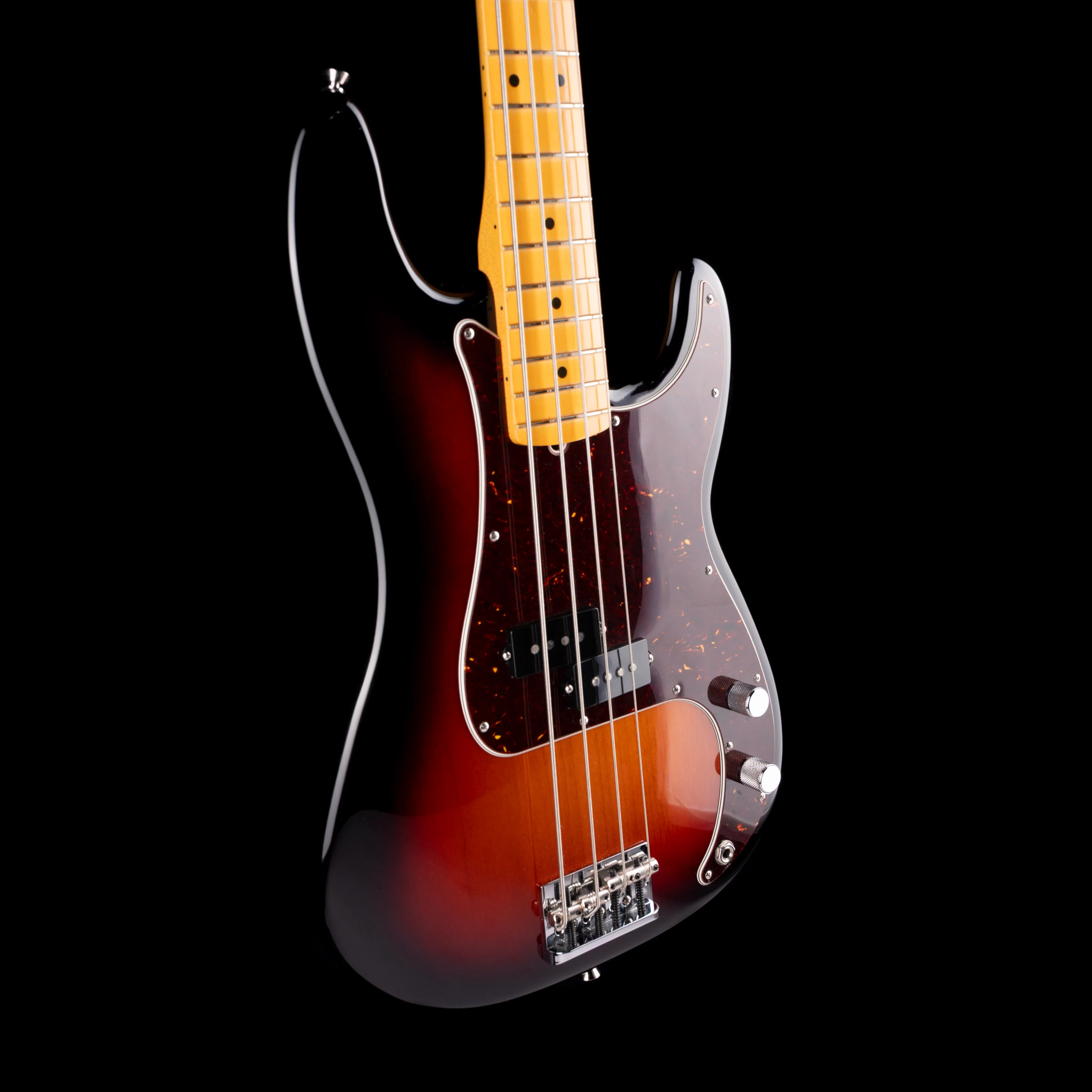 Used 2023 Fender American Pro II Precision Bass Sunburst With OHSC - Image 6