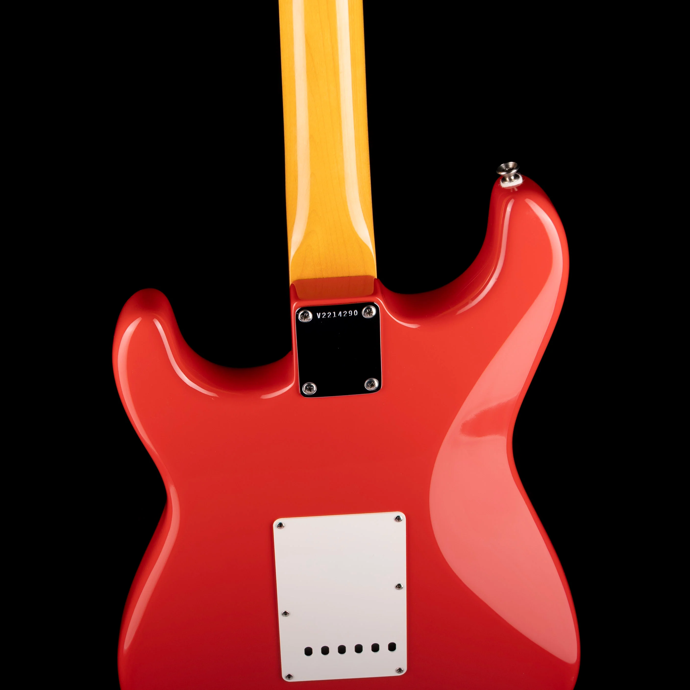 Used 2023 Fender American Vintage II 1961 Stratocaster Fiesta Red with OHSC - Serial # V2214290 - Image 3
