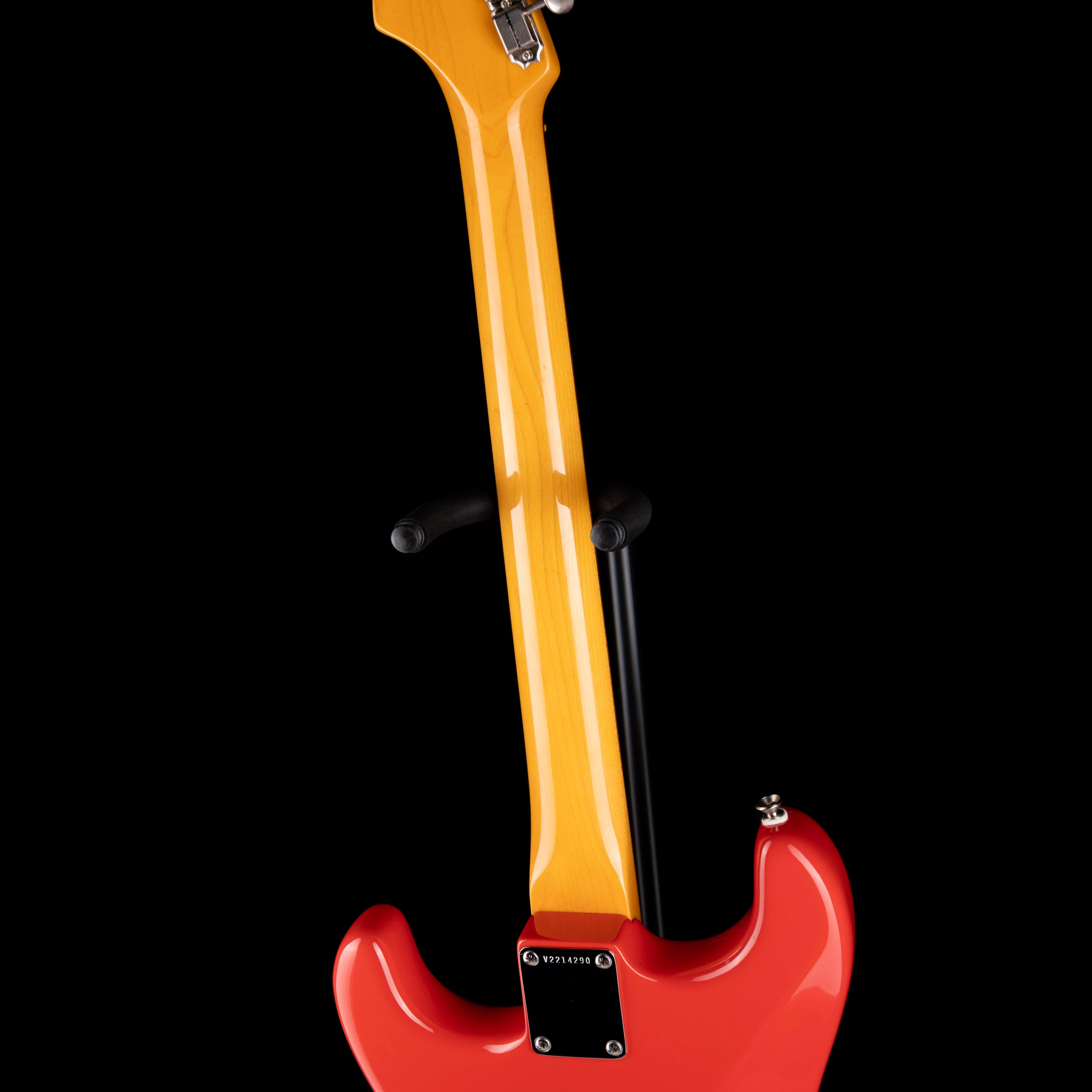 Used 2023 Fender American Vintage II 1961 Stratocaster Fiesta Red with OHSC - Serial # V2214290 - Image 4