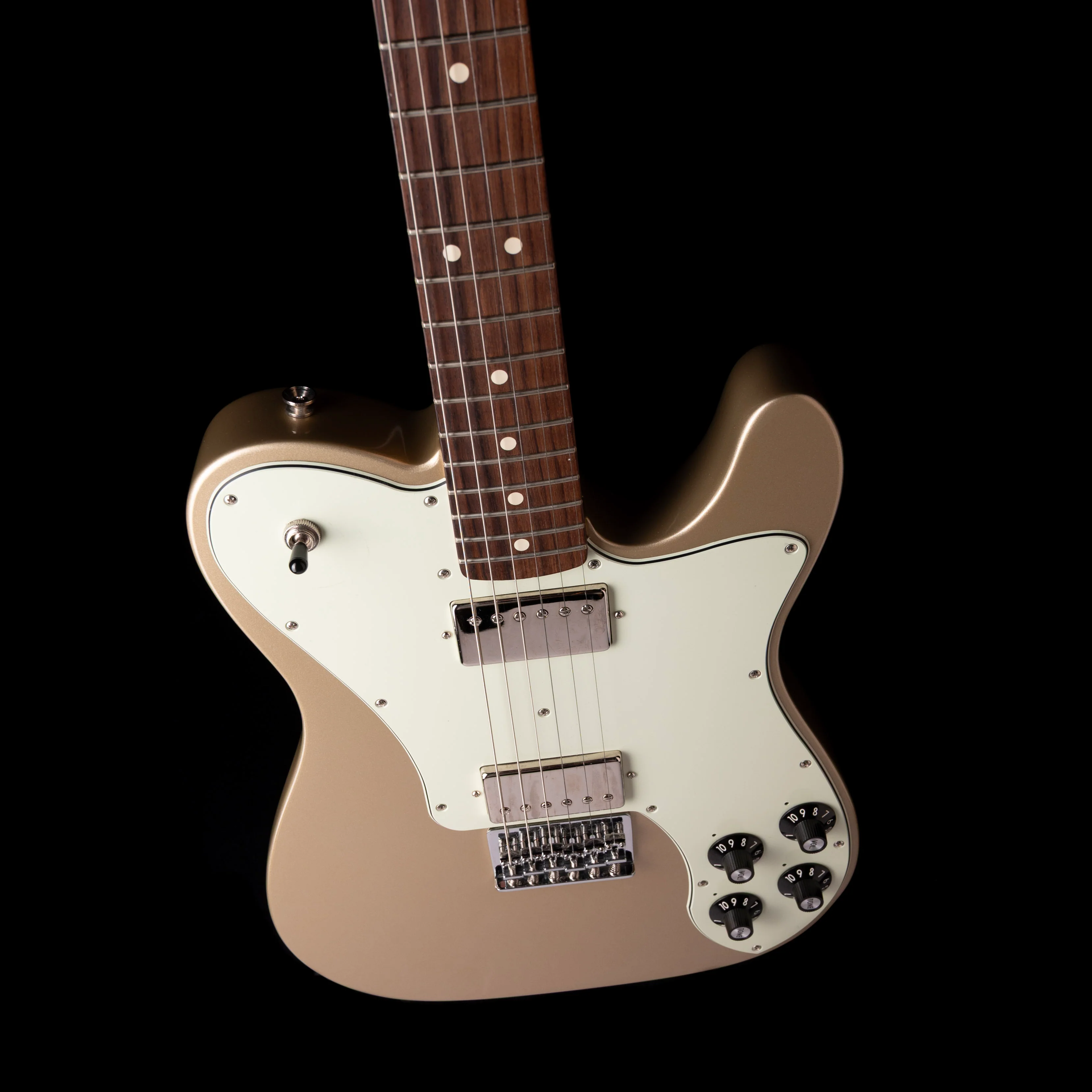Used 2023 Fender Artist Series Chris Shiflett Telecaster Deluxe Shoreline Gold With OHSC - Image 3