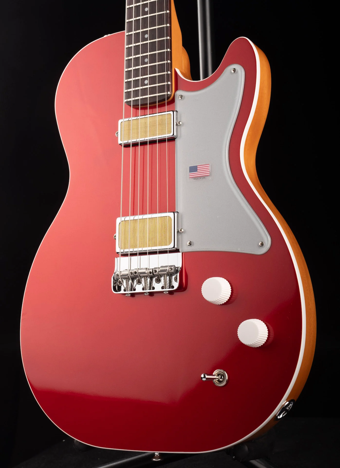 Used 2023 Harmony Jupiter Thinline Cherry With Mono Case - Image 3