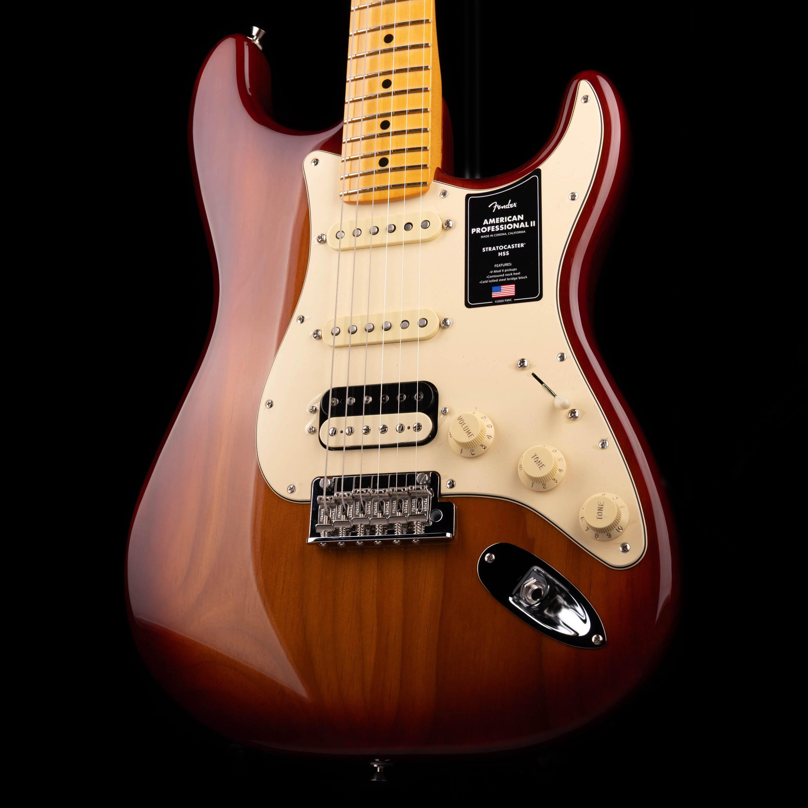 Used 2024 Fender American Professional II Stratocaster Sienna Sunburst with OHSC - Image 2