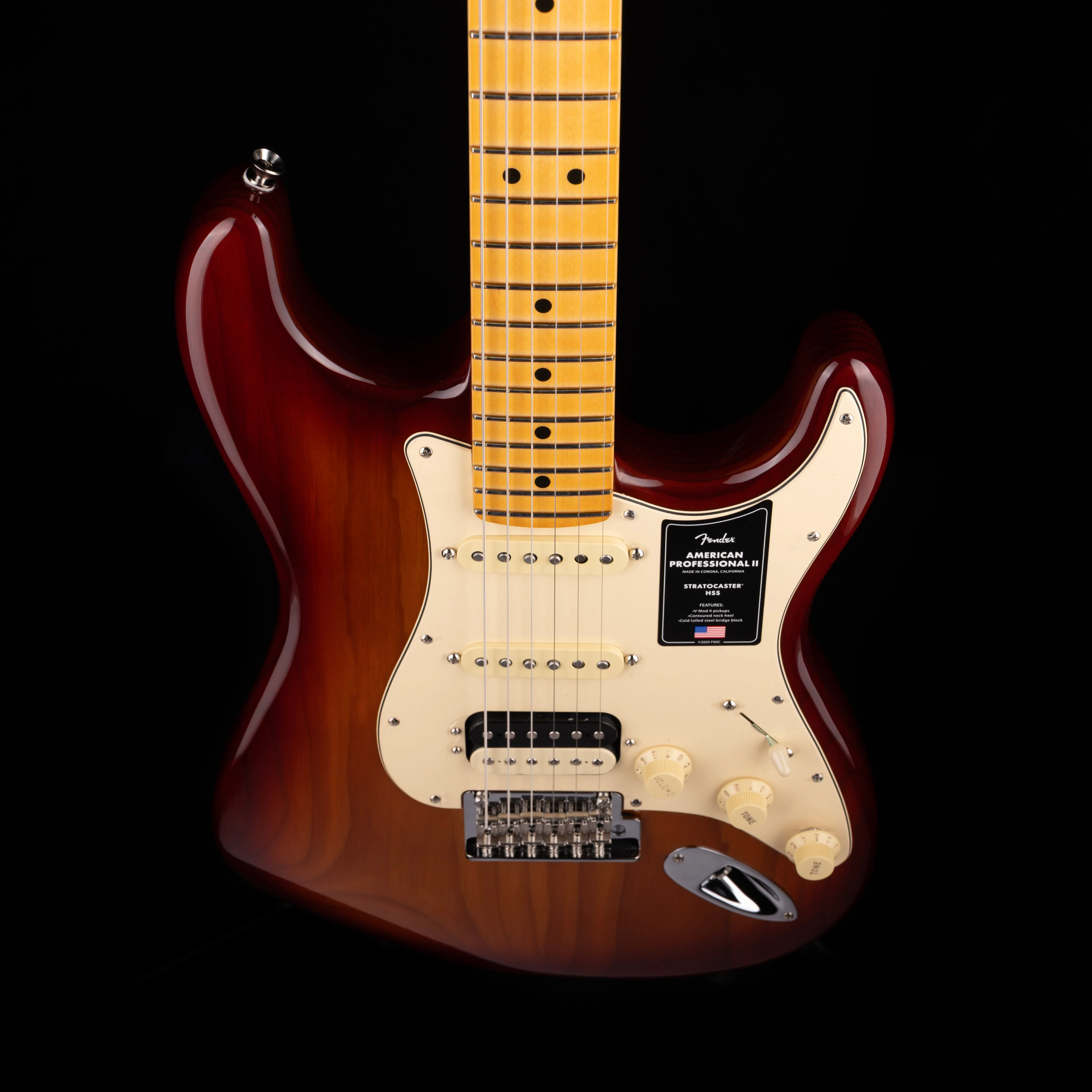 Used 2024 Fender American Professional II Stratocaster Sienna Sunburst with OHSC - Image 3