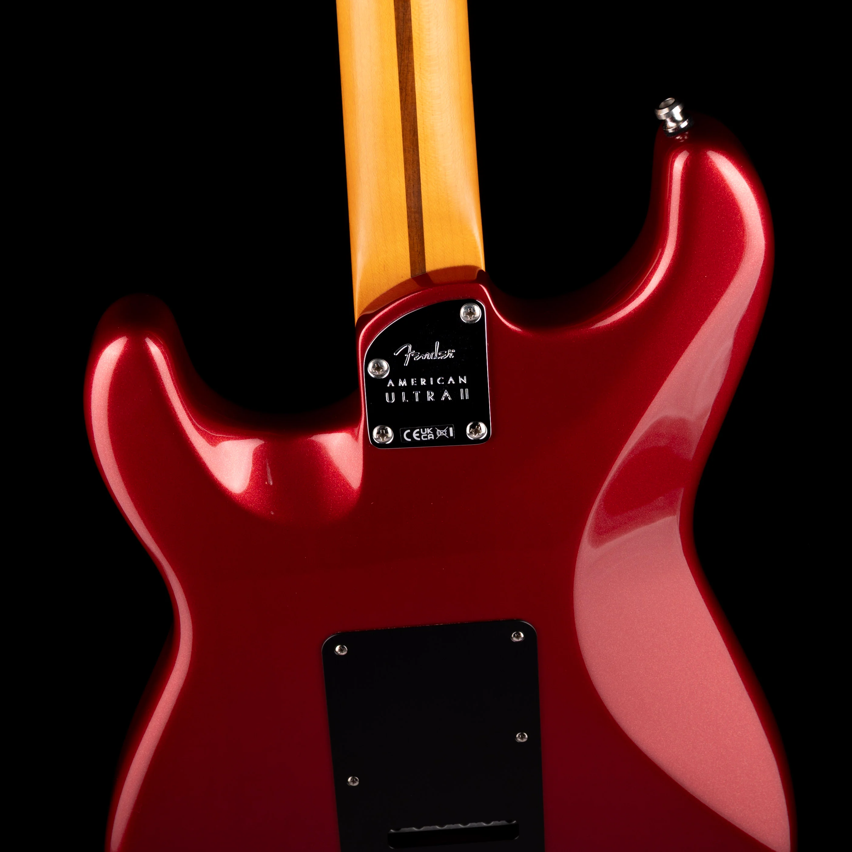Used 2024 Fender American Ultra II Stratocaster HSS Sinister Red with OHSC - Image 10
