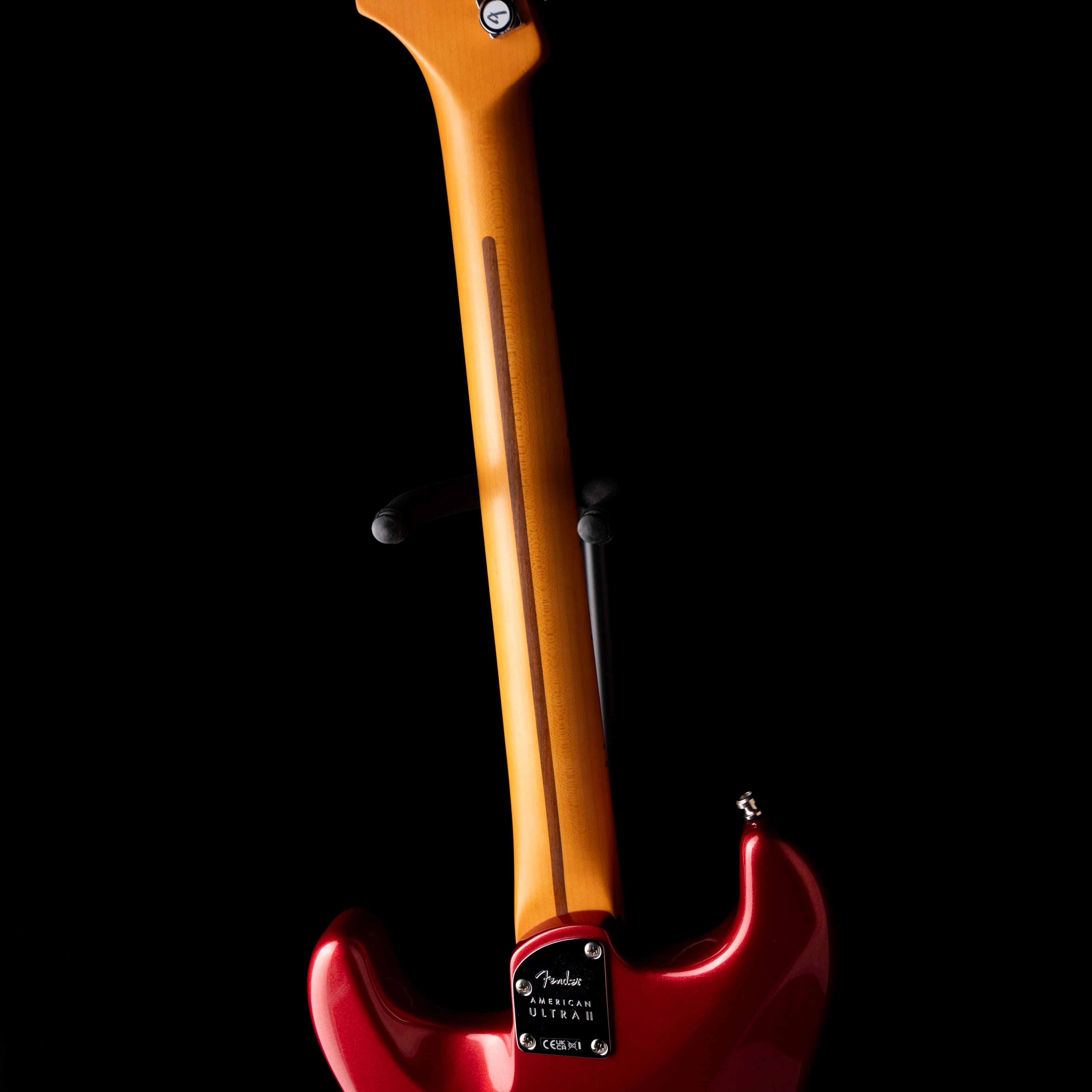 Used 2024 Fender American Ultra II Stratocaster HSS Sinister Red with OHSC - Image 11