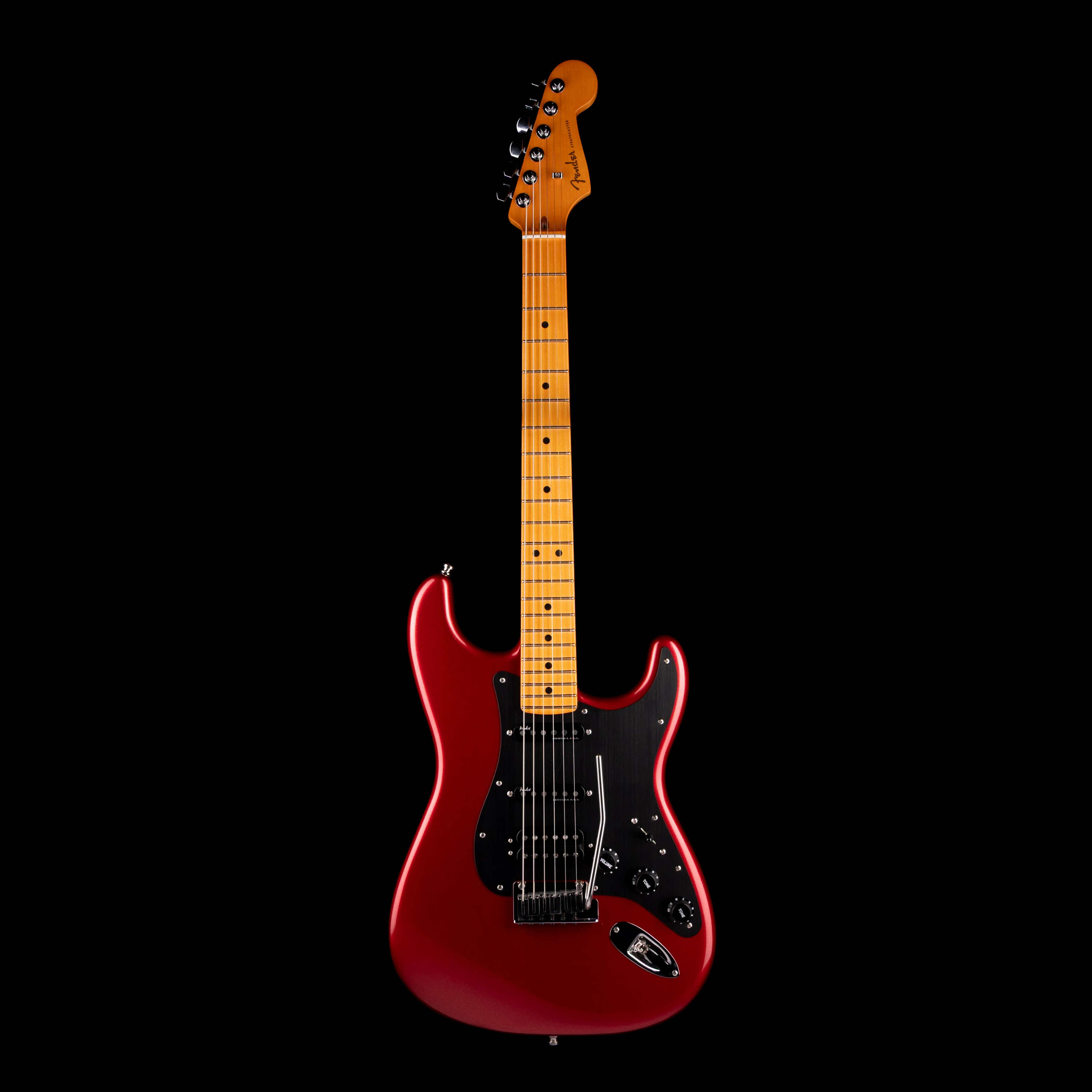Used 2024 Fender American Ultra II Stratocaster HSS Sinister Red with OHSC - Image 2