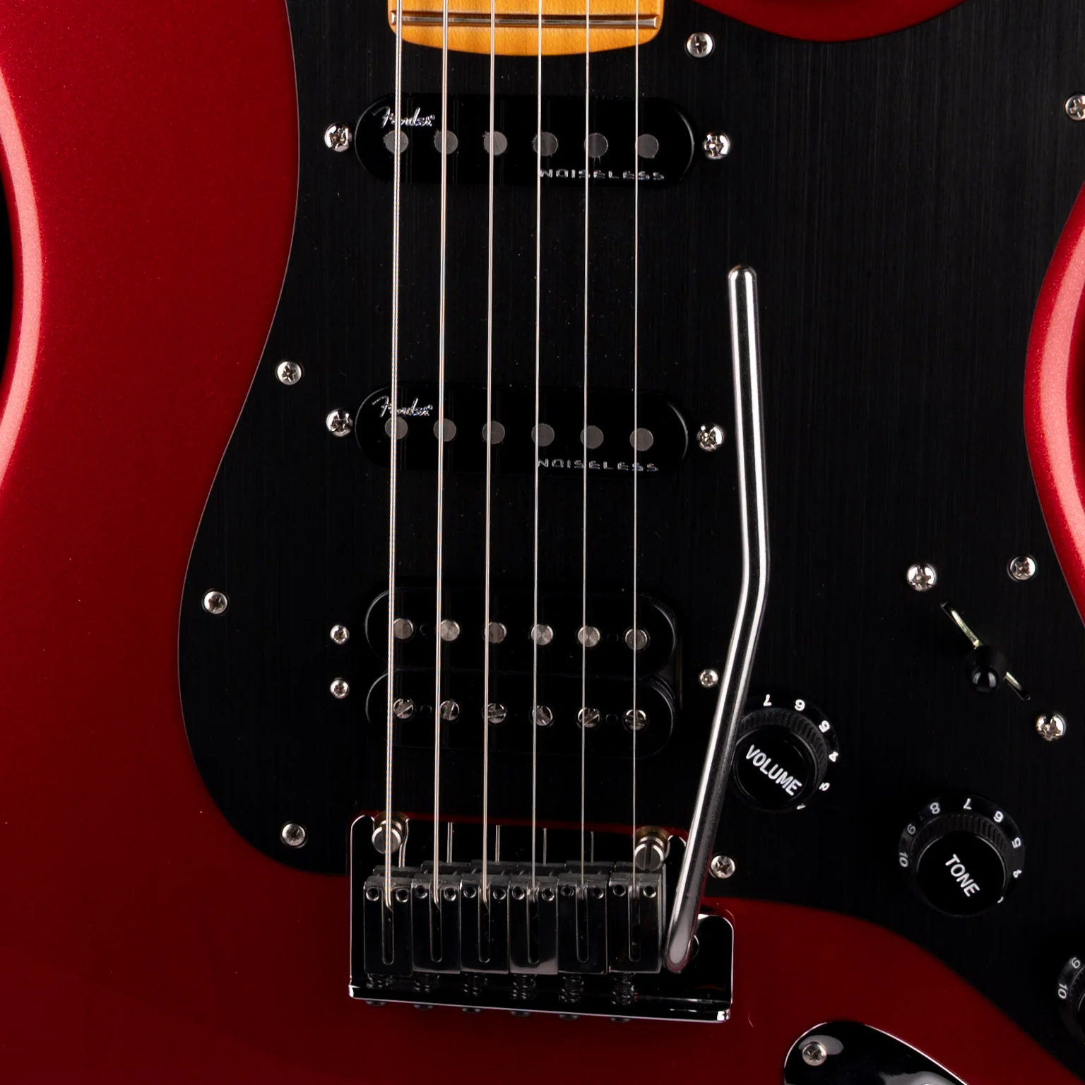 Used 2024 Fender American Ultra II Stratocaster HSS Sinister Red with OHSC - Image 4