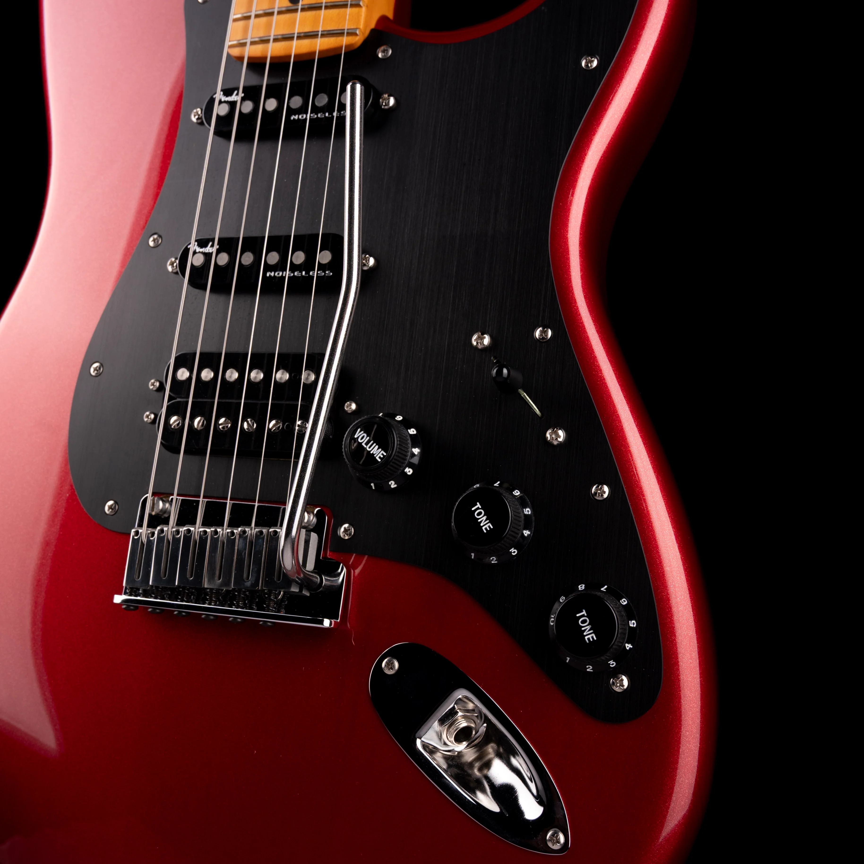 Used 2024 Fender American Ultra II Stratocaster HSS Sinister Red with OHSC - Image 5