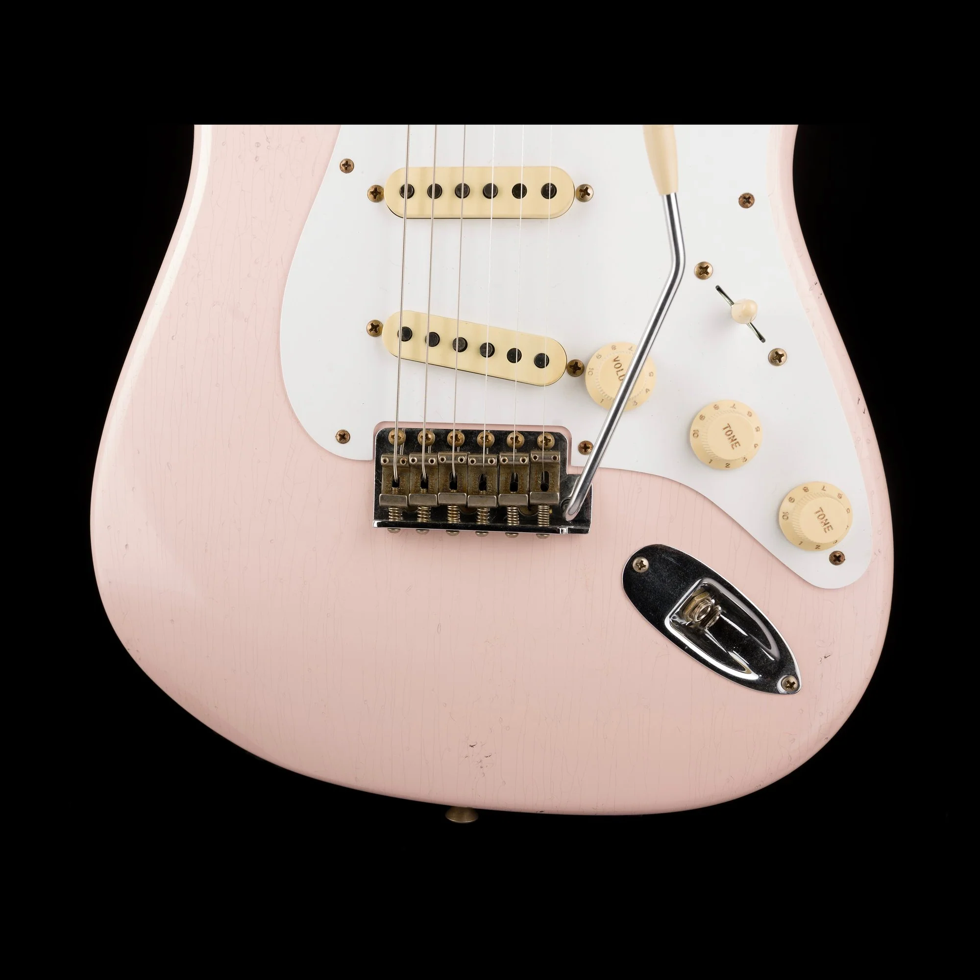 Fender Custom Shop 1958 Stratocaster Journeyman Relic Faded Shell Pink - Image 5
