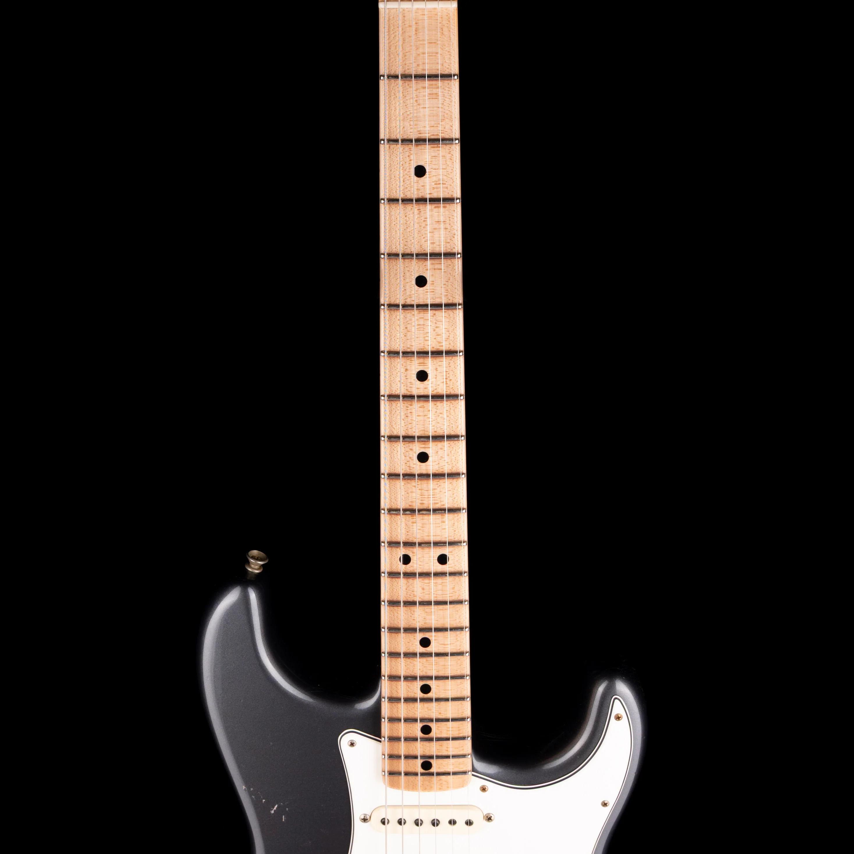 Used 2024 Fender Custom Shop 1968 Stratocaster Journeyman Relic Charcoal Frost Metallic with OHSC - Image 7