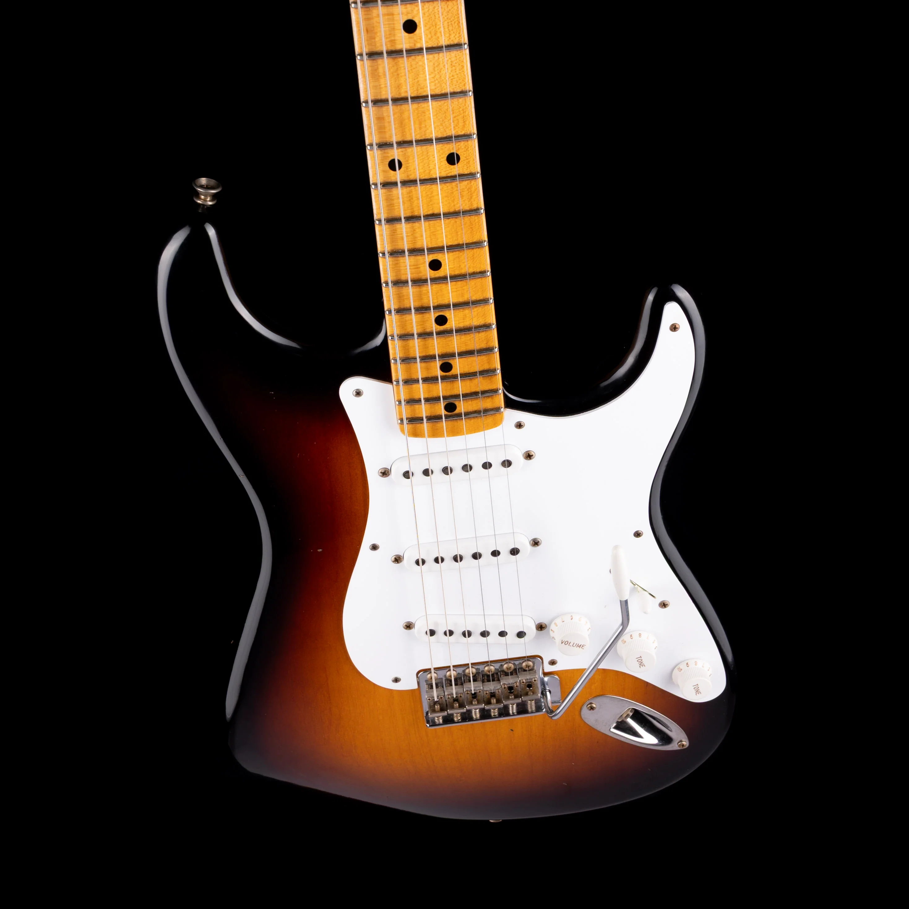 Used 2024 Fender Custom Shop Limited Edition 70th Anniversary 1954 Stratocaster Journeyman Relic Wide-Fade 2-Color Sunburst with OHSC - Image 3