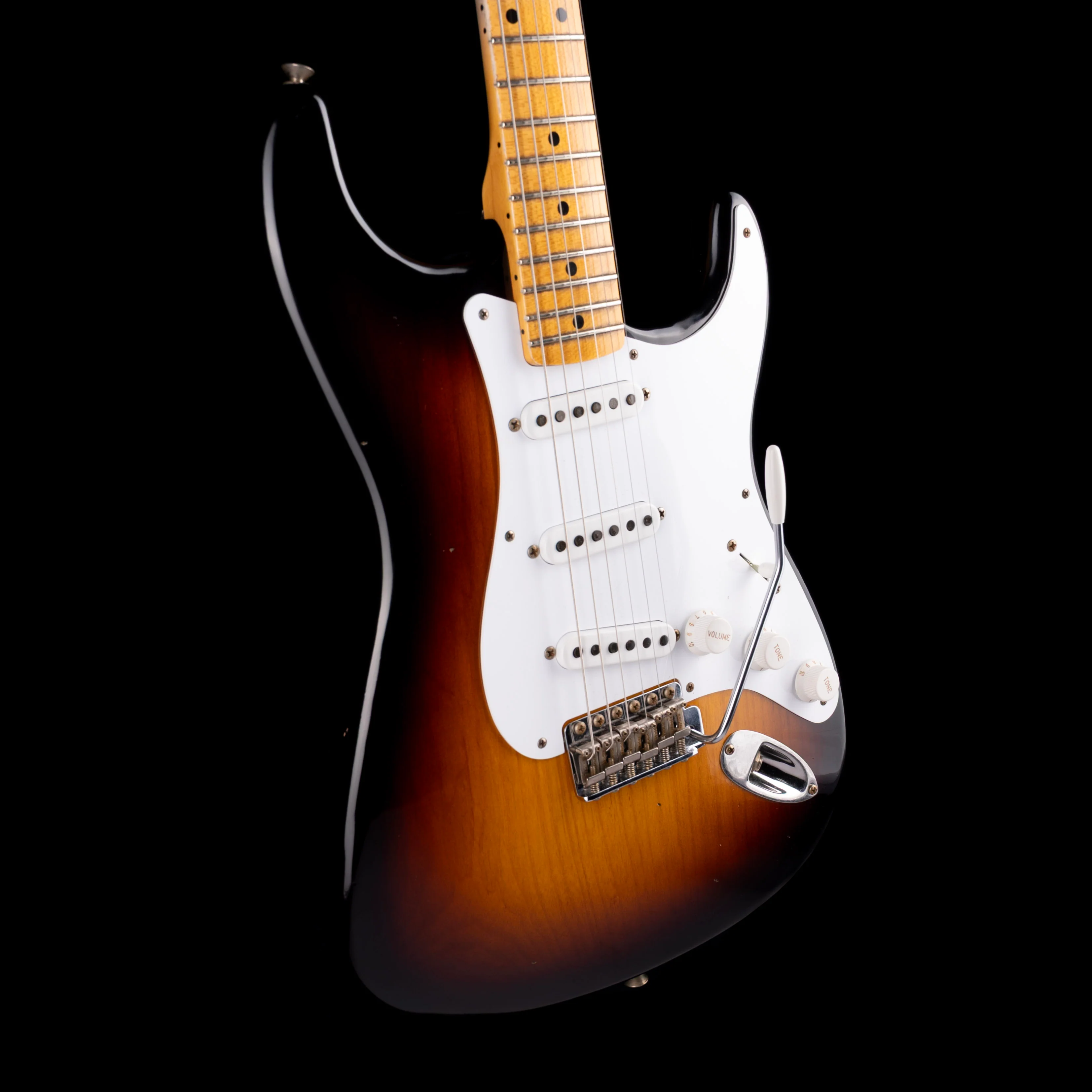 Used 2024 Fender Custom Shop Limited Edition 70th Anniversary 1954 Stratocaster Journeyman Relic Wide-Fade 2-Color Sunburst with OHSC - Image 6