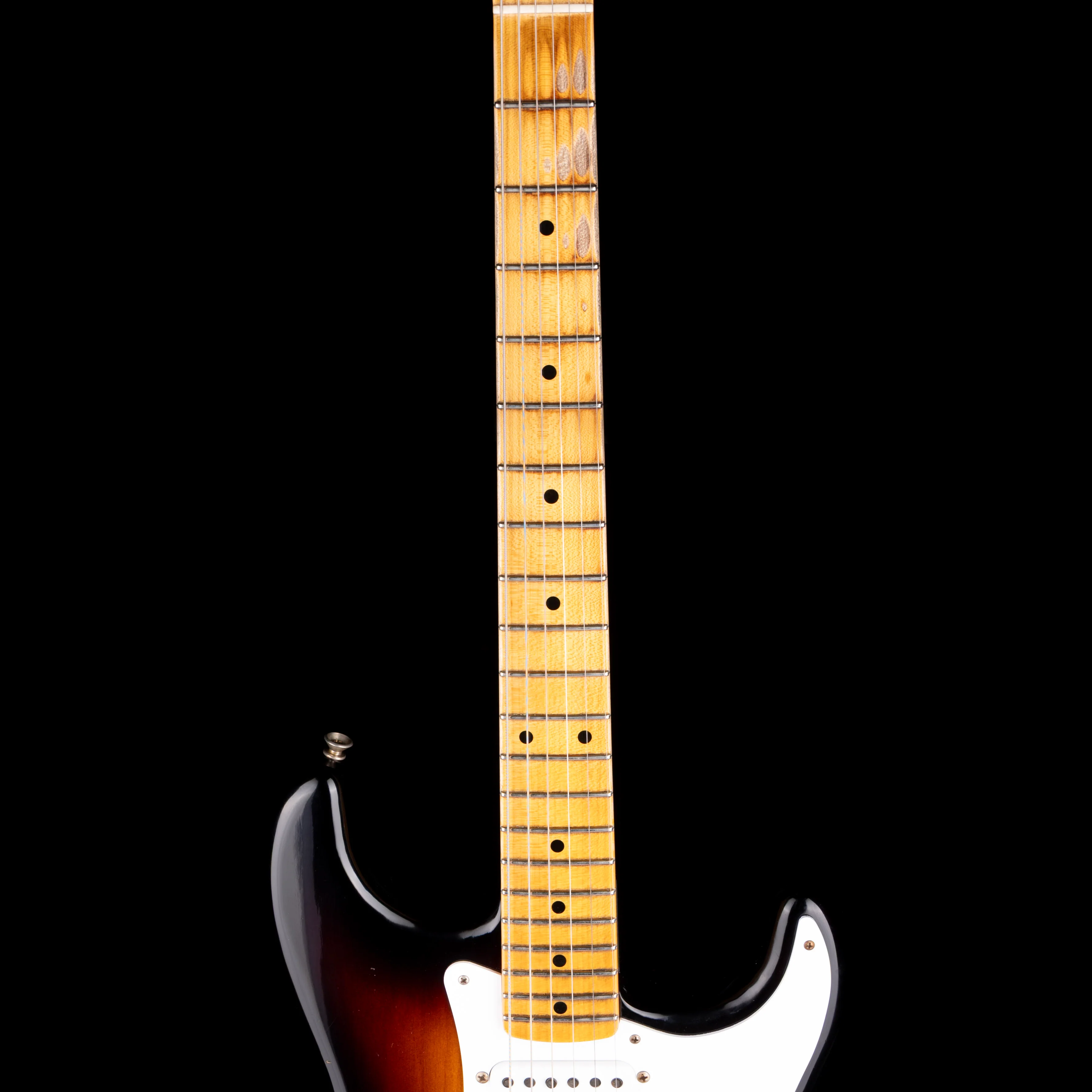 Used 2024 Fender Custom Shop Limited Edition 70th Anniversary 1954 Stratocaster Journeyman Relic Wide-Fade 2-Color Sunburst with OHSC - Image 7