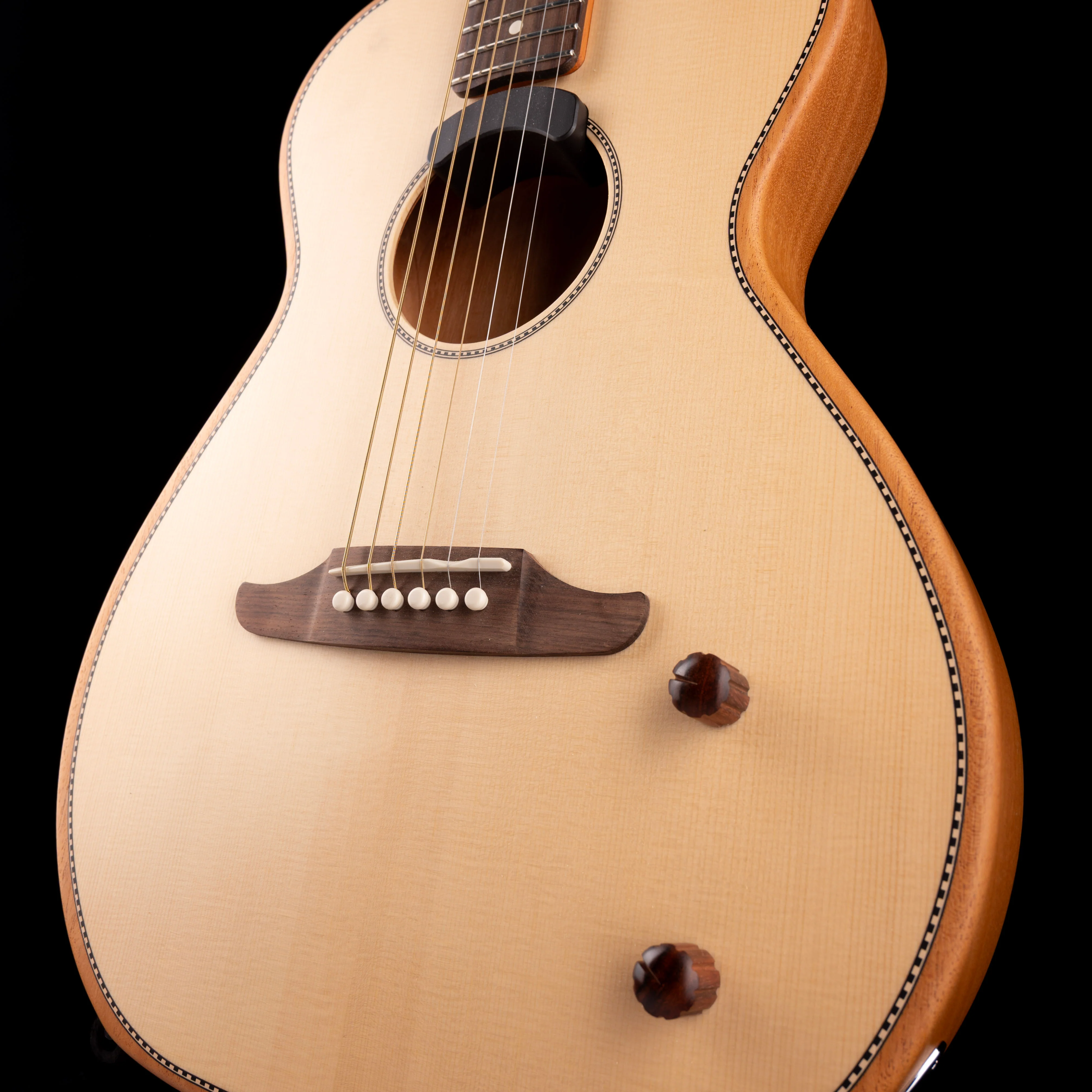 Used 2024 Fender Highway Series Parlor Natural with Gig Bag - Image 5