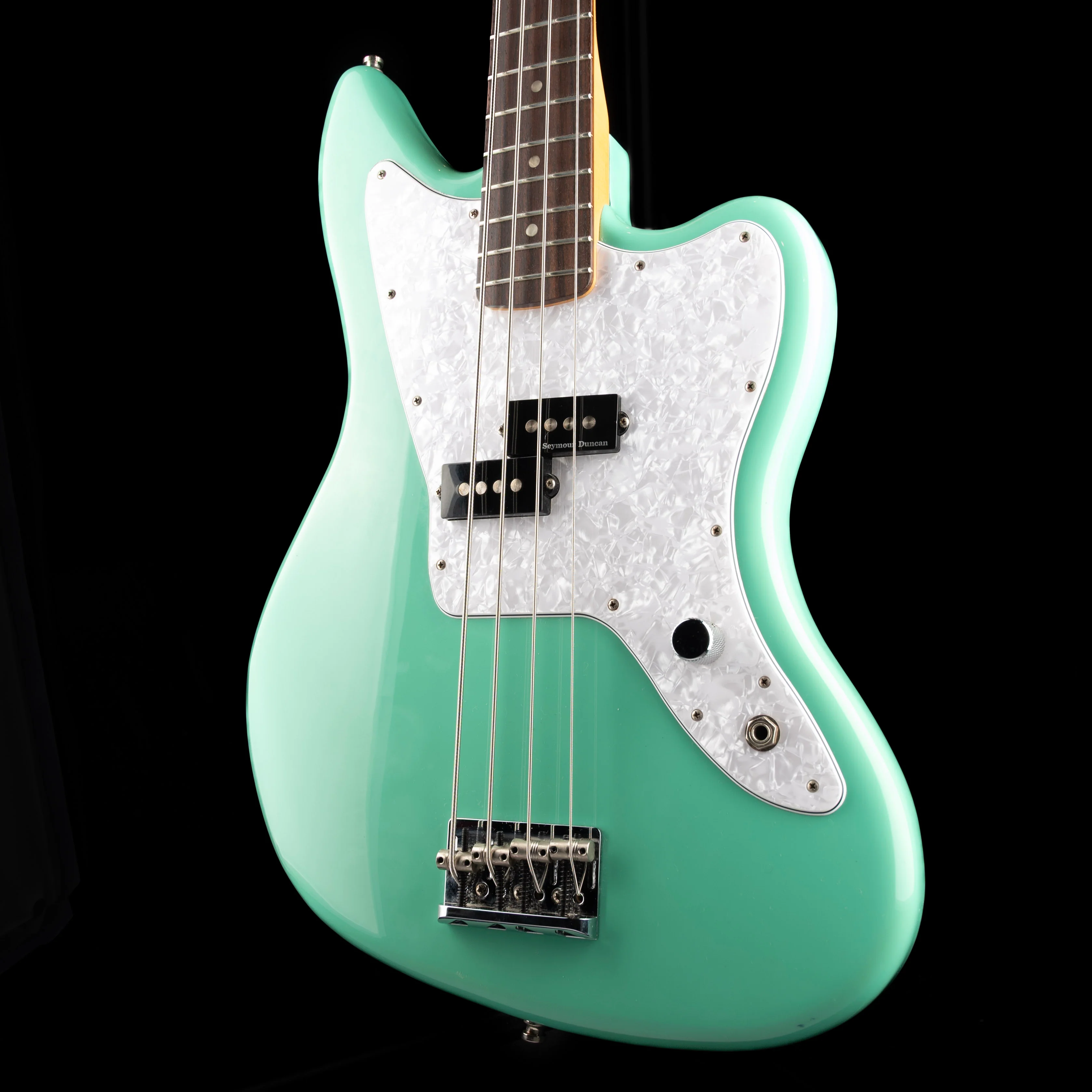 Used 2024 Fender Limited Edition Mark Hoppas Jaguar Bass - Seafoam Green With Gig Bag - Image 3