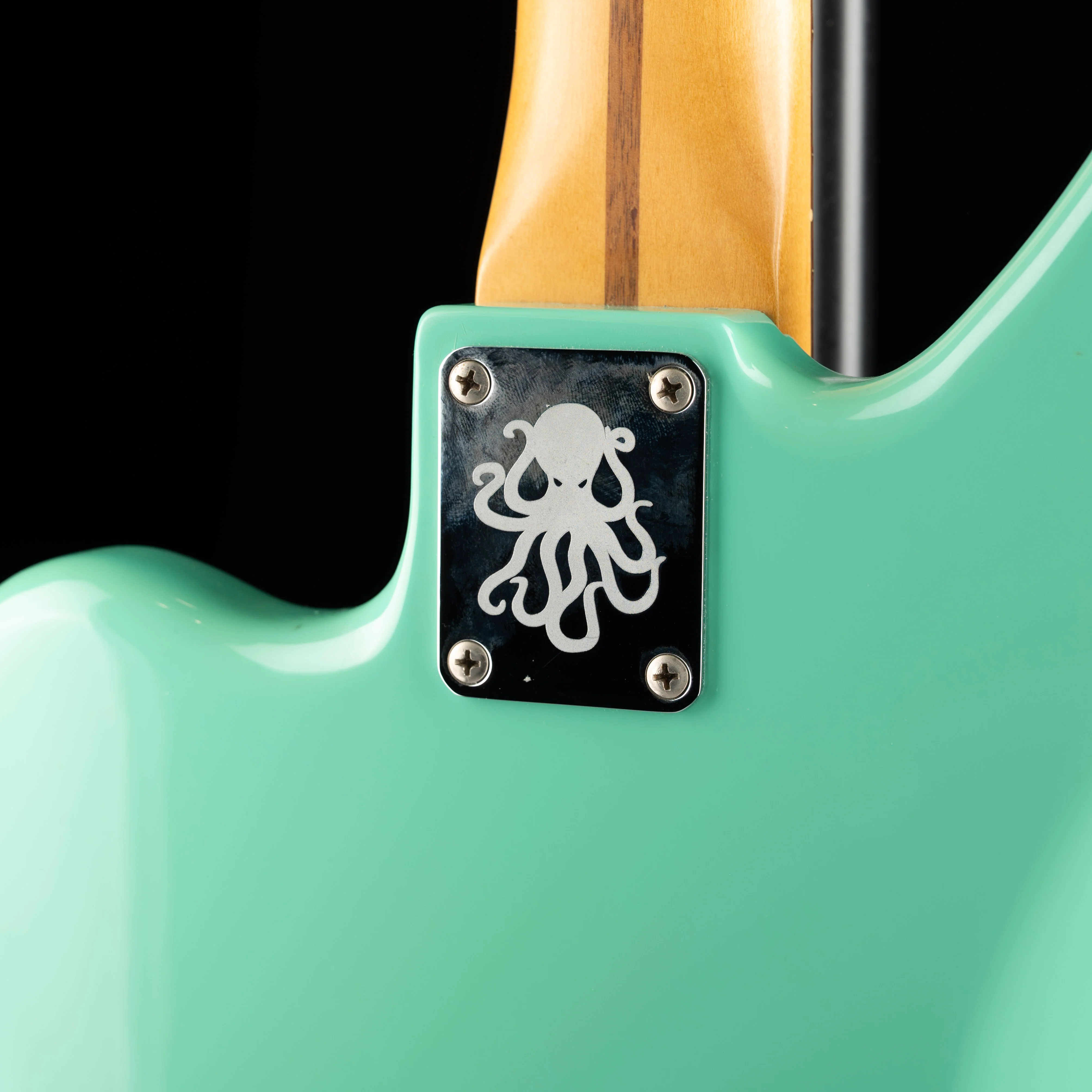 Used 2024 Fender Limited Edition Mark Hoppas Jaguar Bass - Seafoam Green With Gig Bag - Image 6