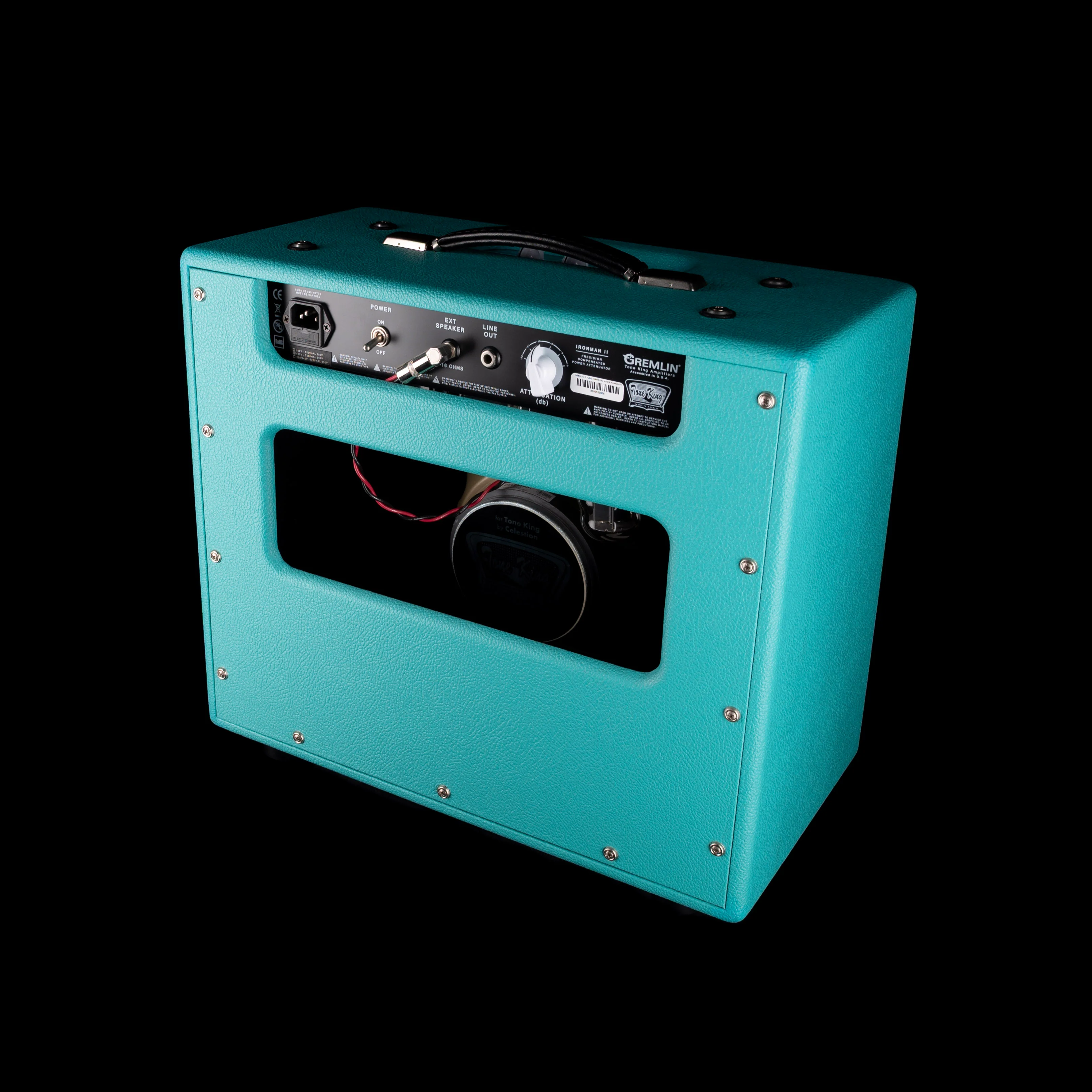 Used 2024 Tone King Gremlin Turquoise Guitar Amp Combo - Image 11