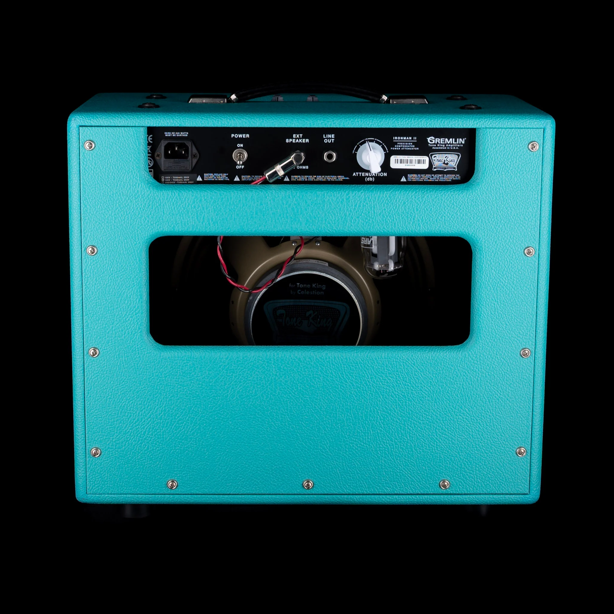 Used 2024 Tone King Gremlin Turquoise Guitar Amp Combo - Image 7