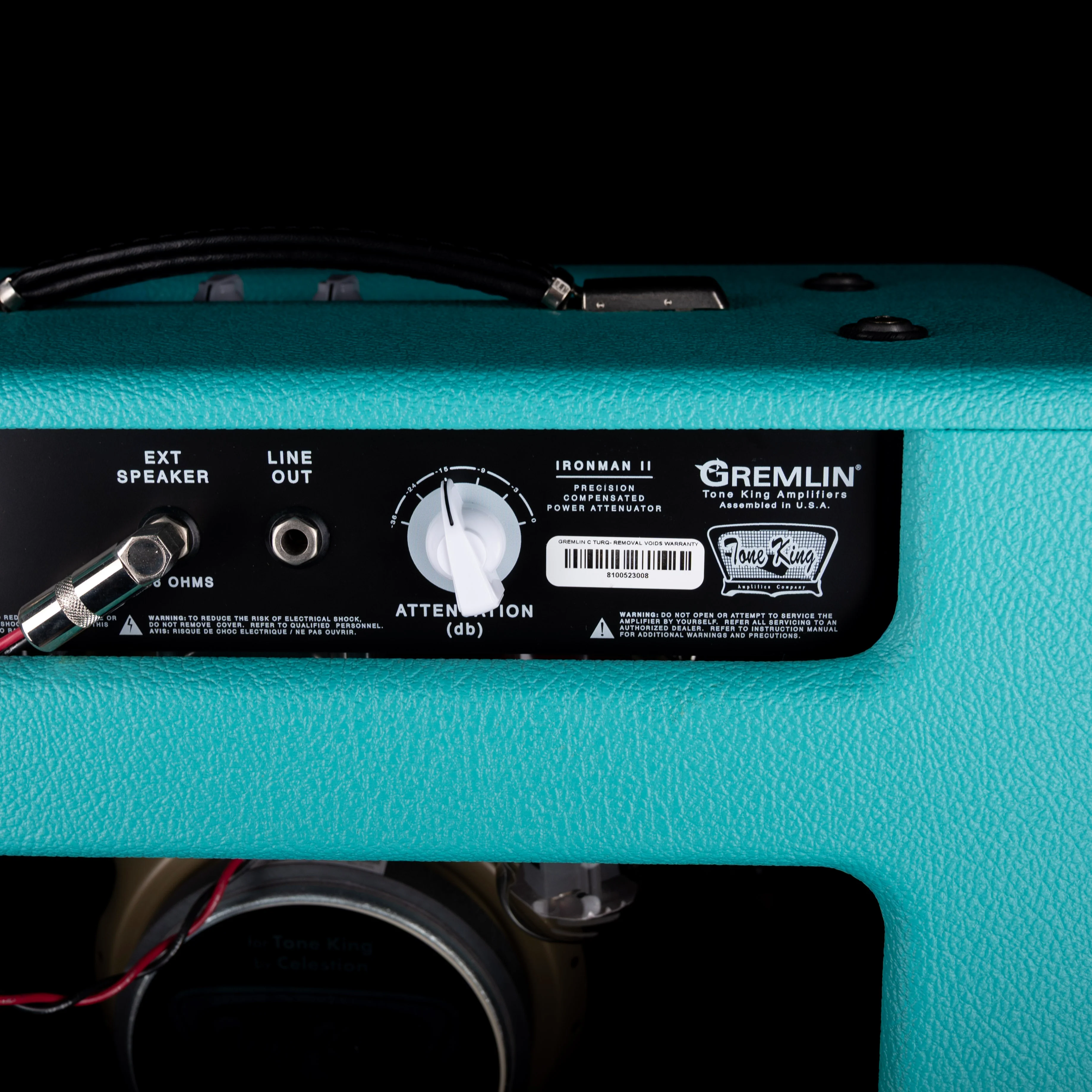 Used 2024 Tone King Gremlin Turquoise Guitar Amp Combo - Image 9
