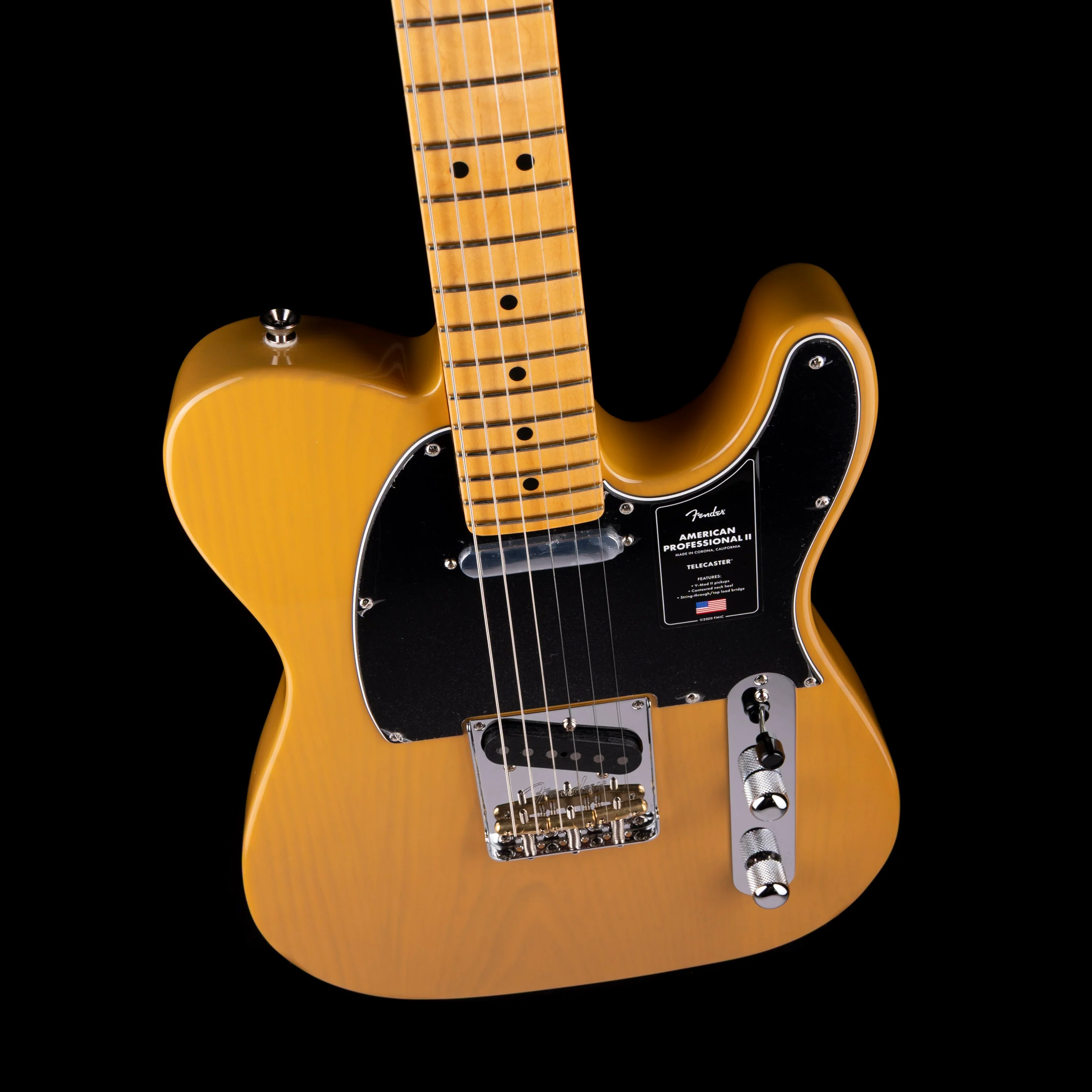 Used 2025 Fender American Professional II Telecaster Butterscotch Blonde With OHSC - Image 3