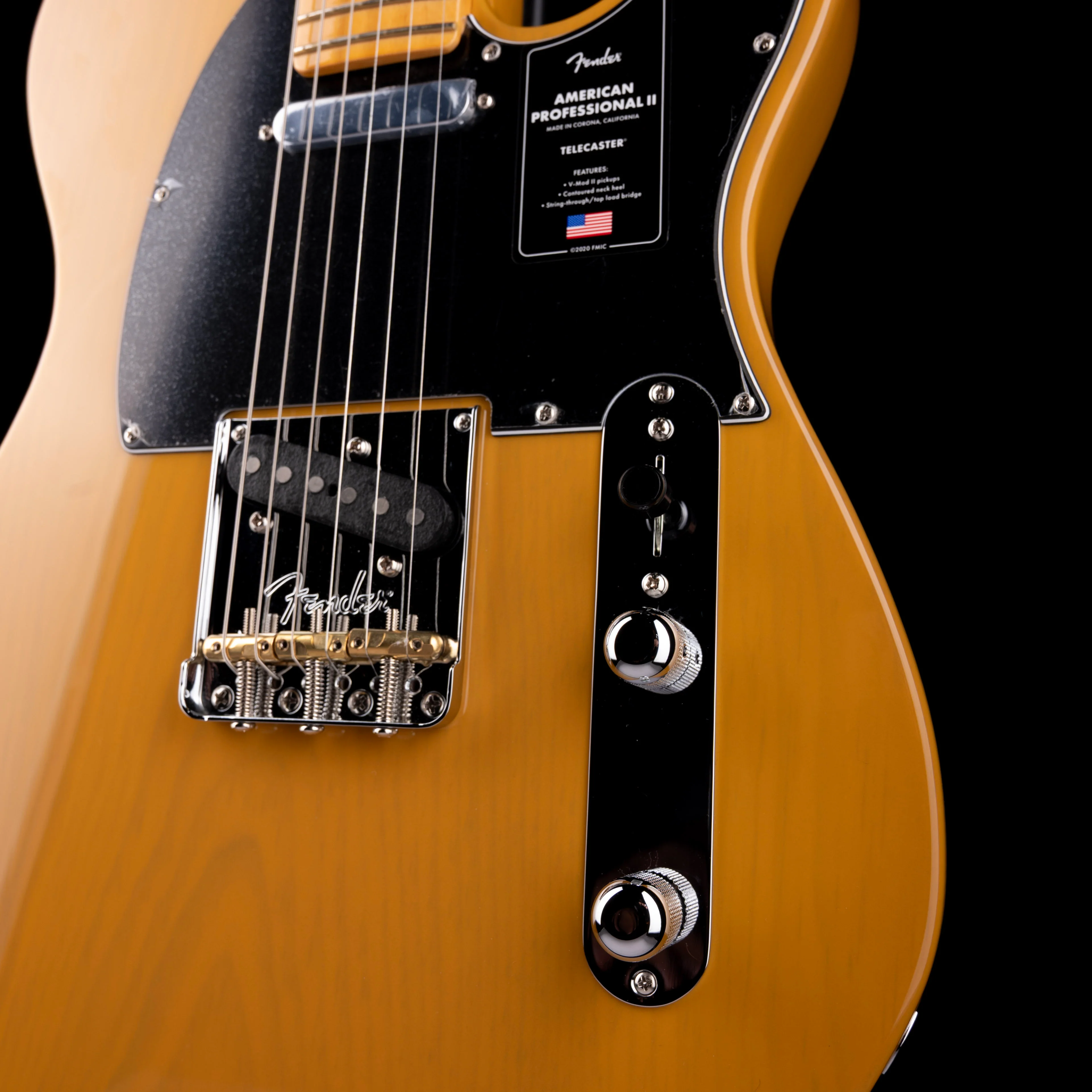 Used 2025 Fender American Professional II Telecaster Butterscotch Blonde With OHSC - Image 5