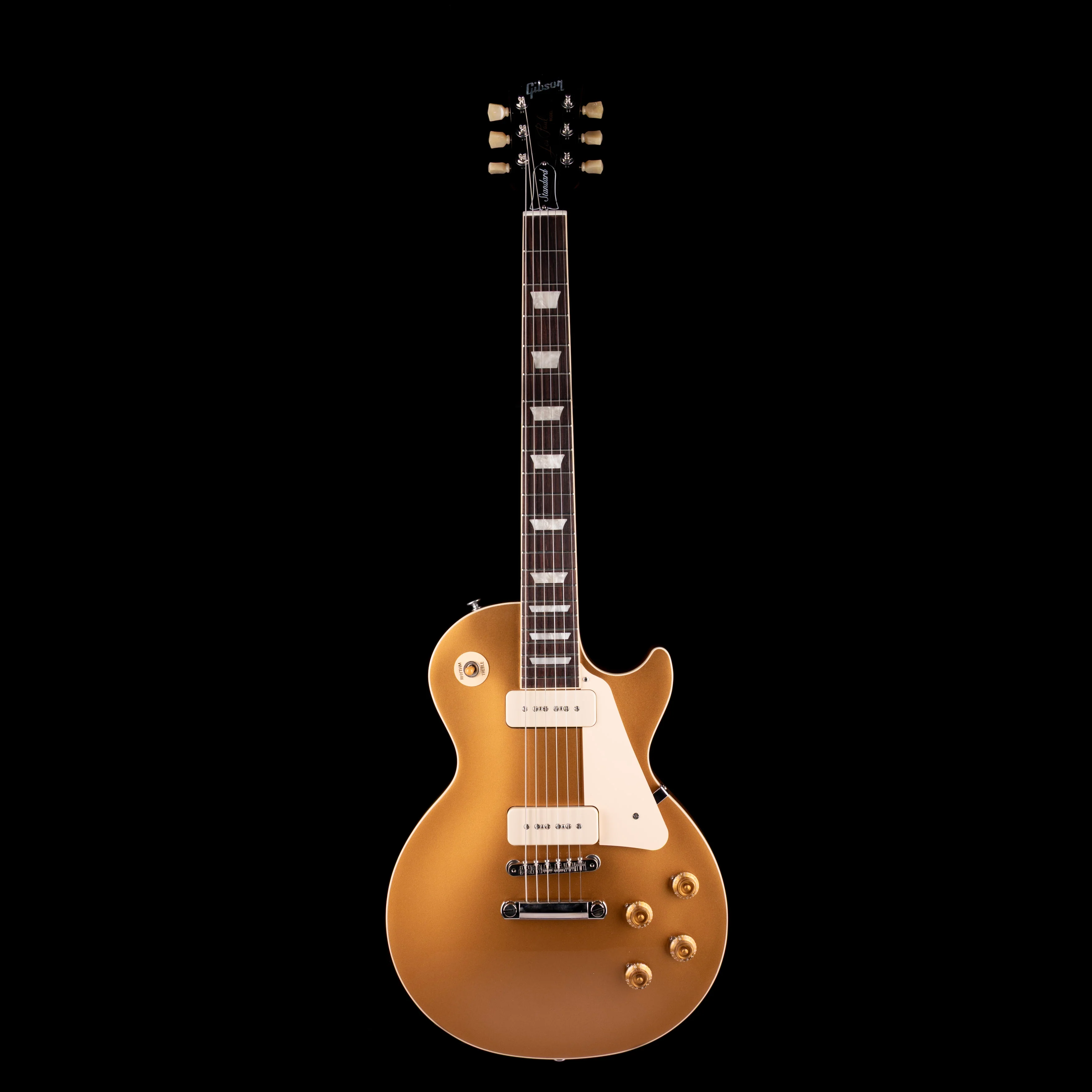 Used 2025 Gibson Les Paul Standard P90 Goldtop with OHSC - Image 2