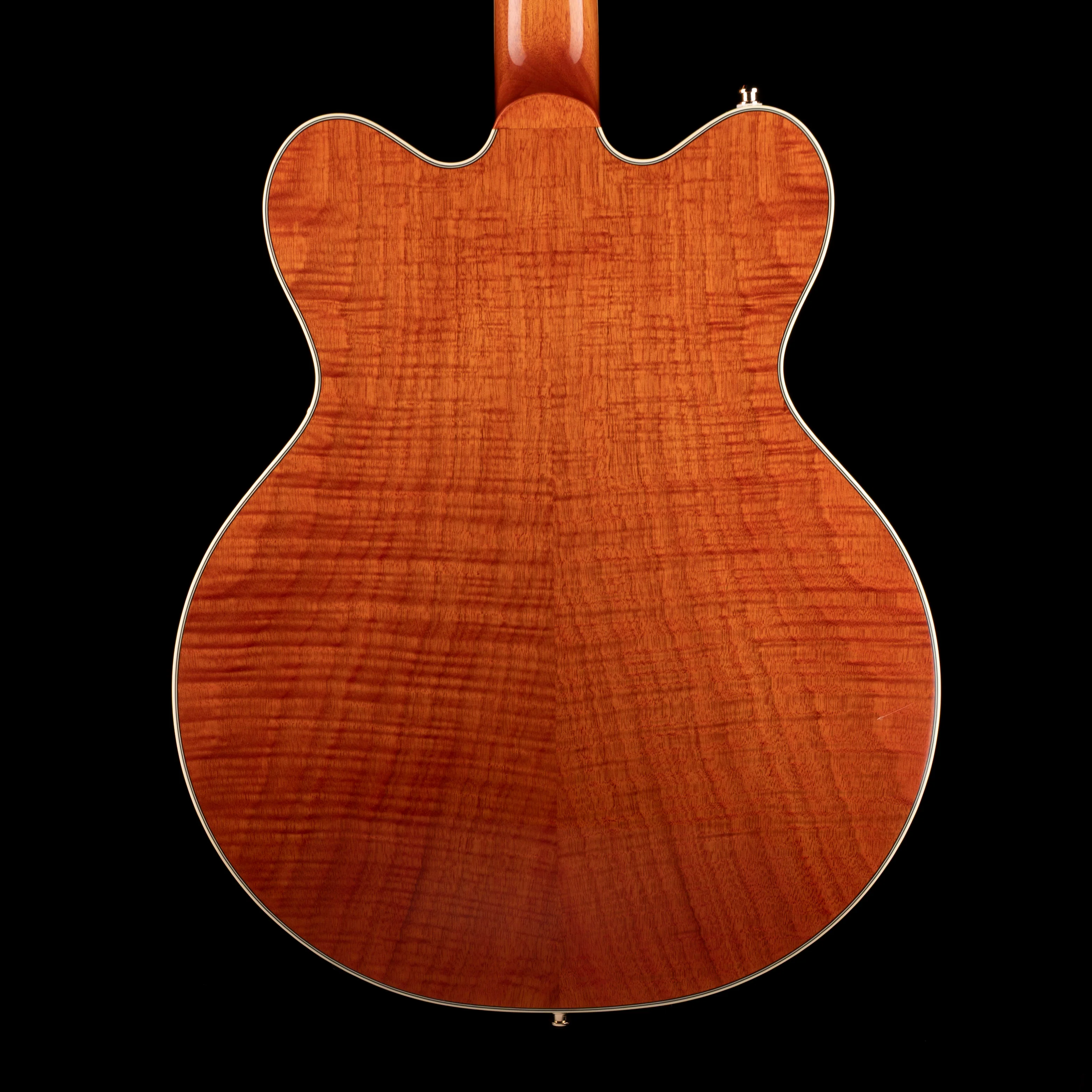 Used 2025 Gretsch Limited Edition Electromatic Flame Okoume Broadkaster Roundup Orange - Image 9