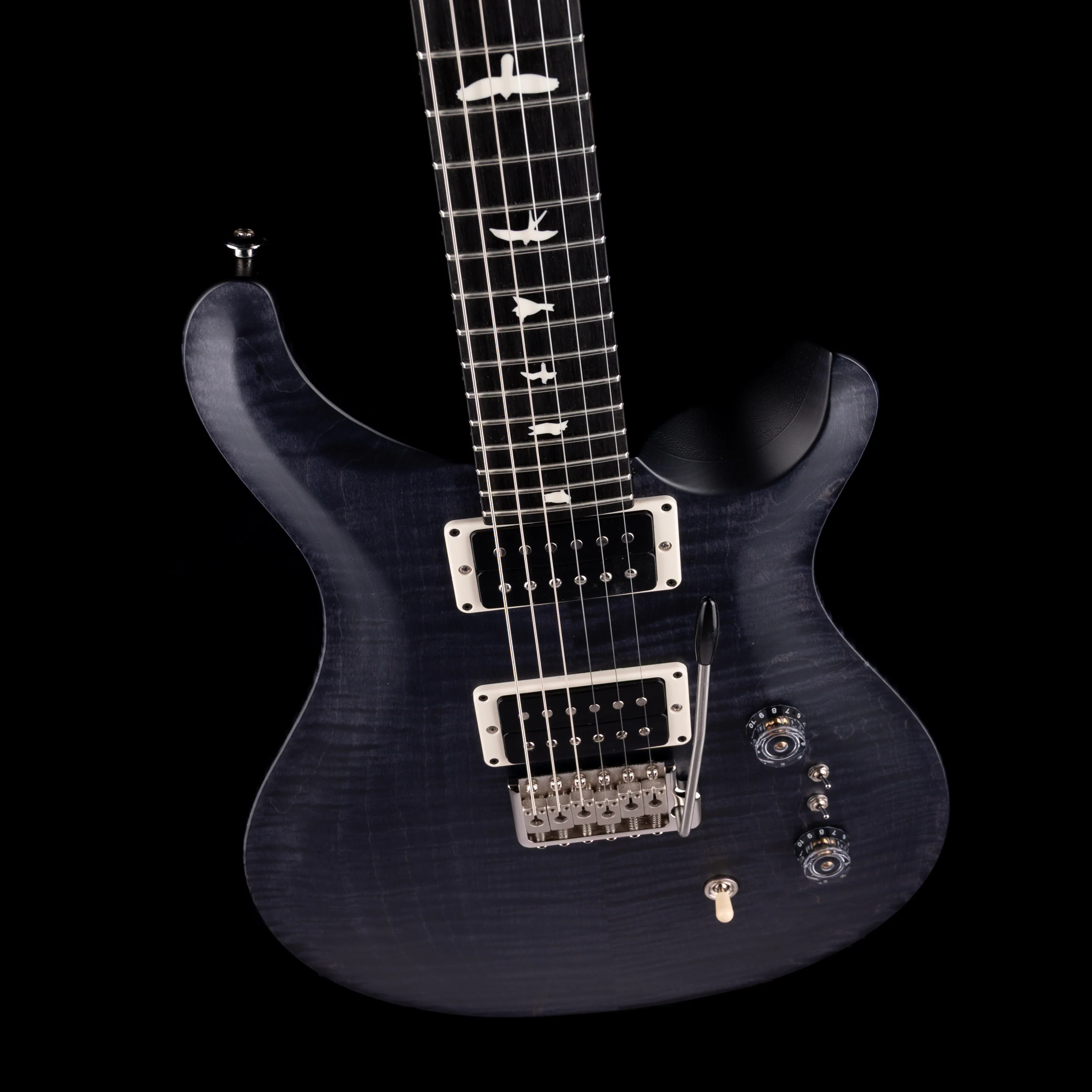 Used PRS CE 24-08 Blackout Limited Edition Satin Gray Black with Gig Bag - Image 3