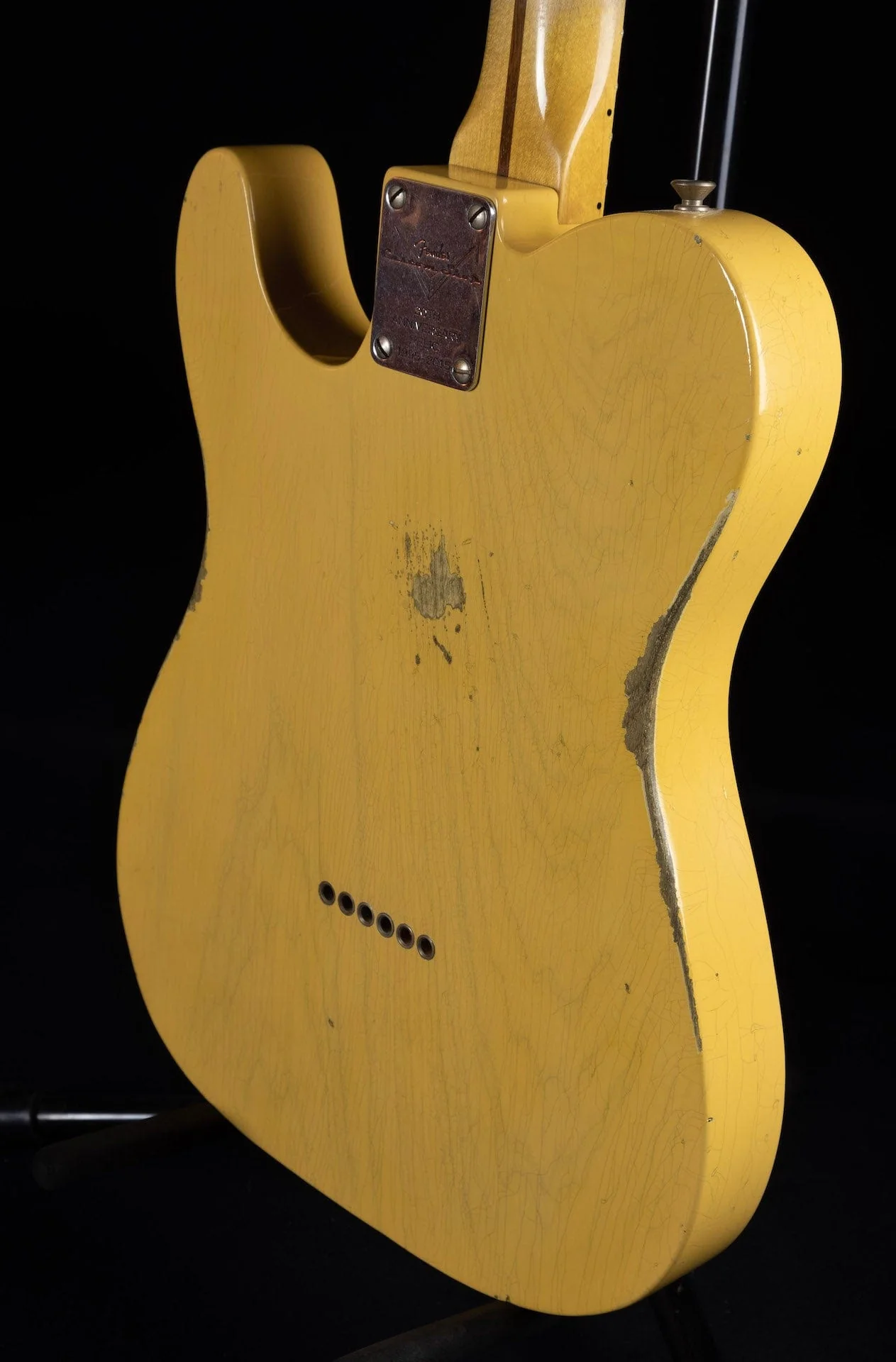 Used 2015 20th Anniversary Relic Nocaster Maple Fingerboard Nocaster Blonde With OHSC - Image 15