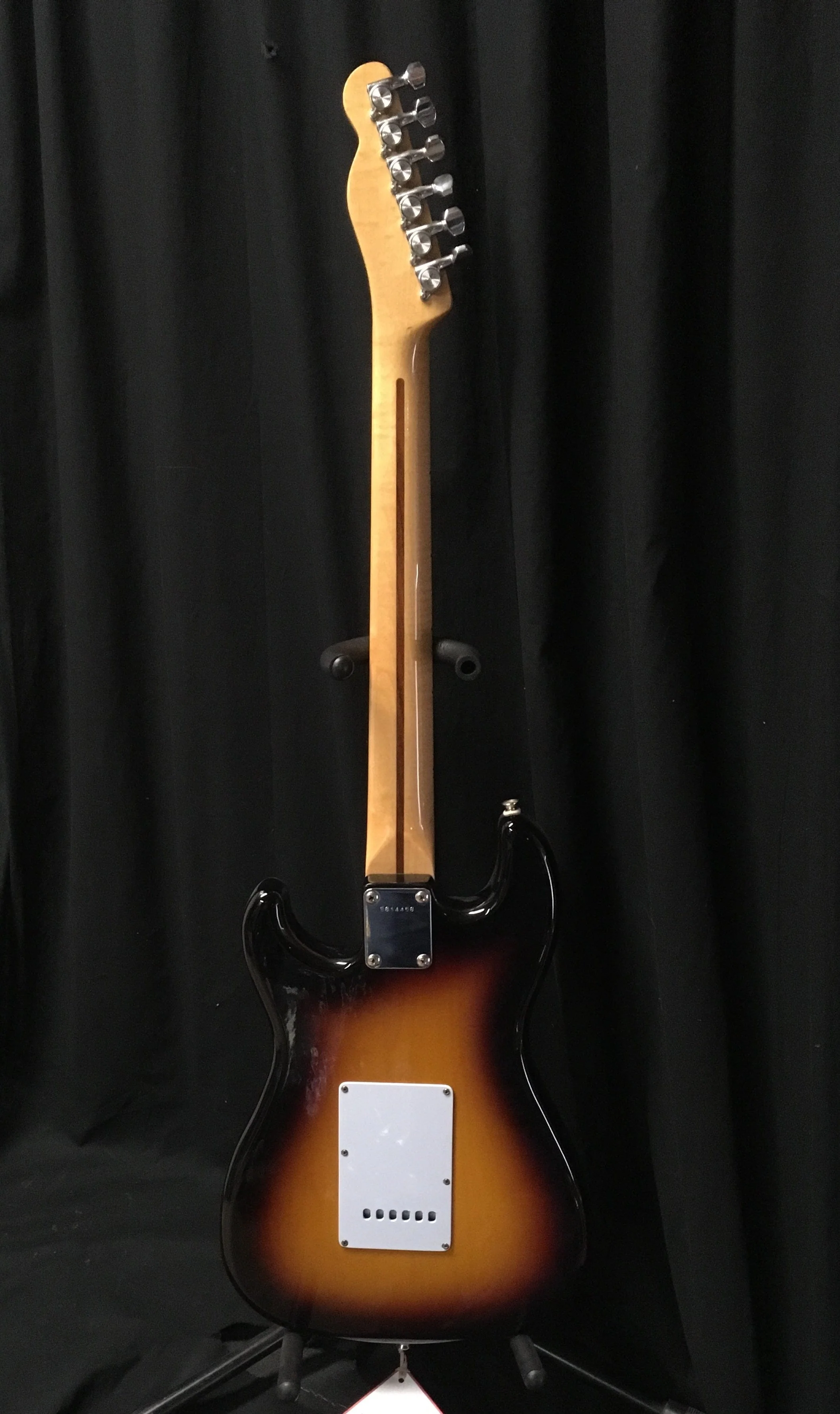 Used '80s Squier Bullet Maple Neck Stratocaster Sunburst With OHSC - Image 3
